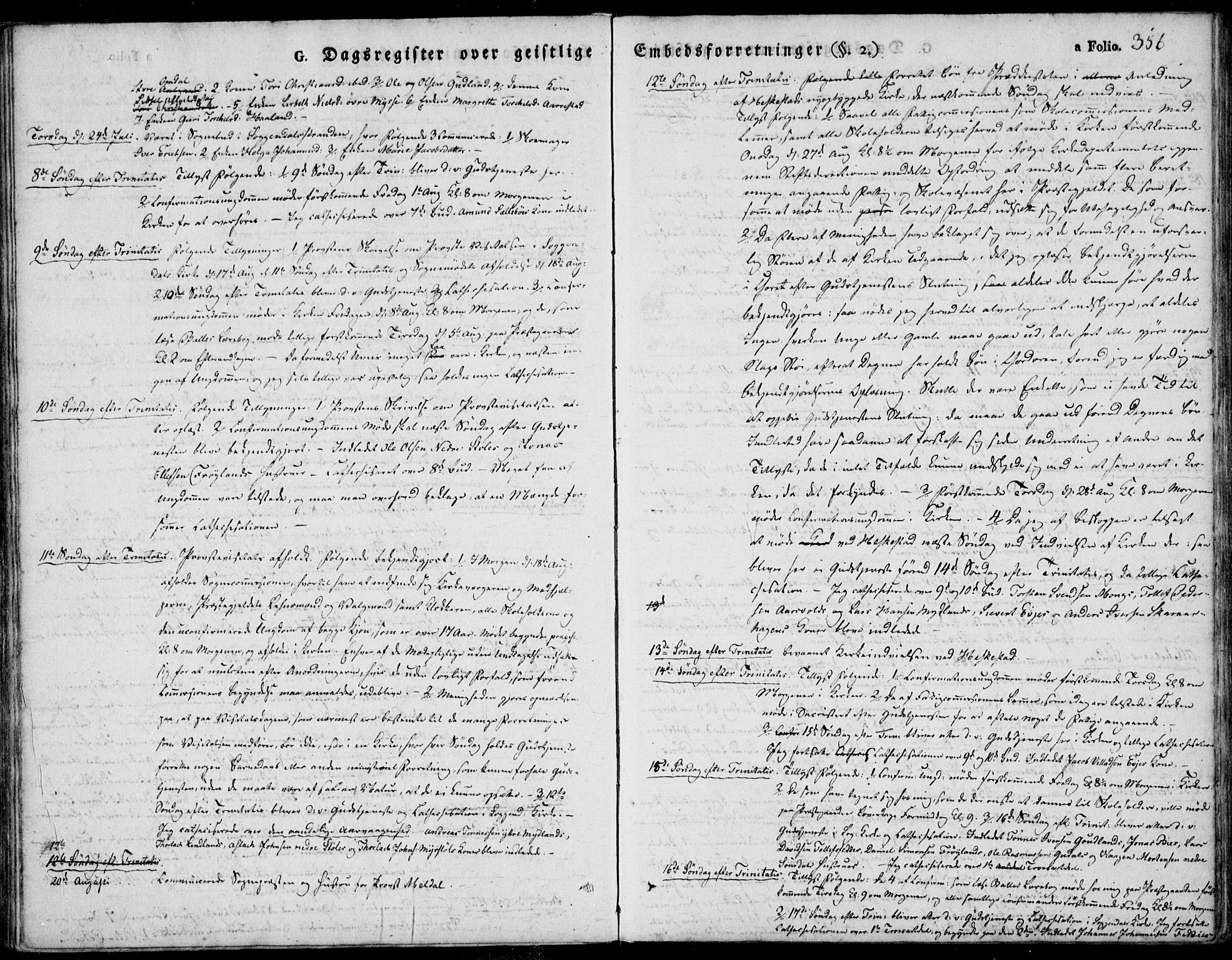 Sokndal sokneprestkontor, AV/SAST-A-101808: Parish register (official) no. A 7.2, 1826-1842, p. 356