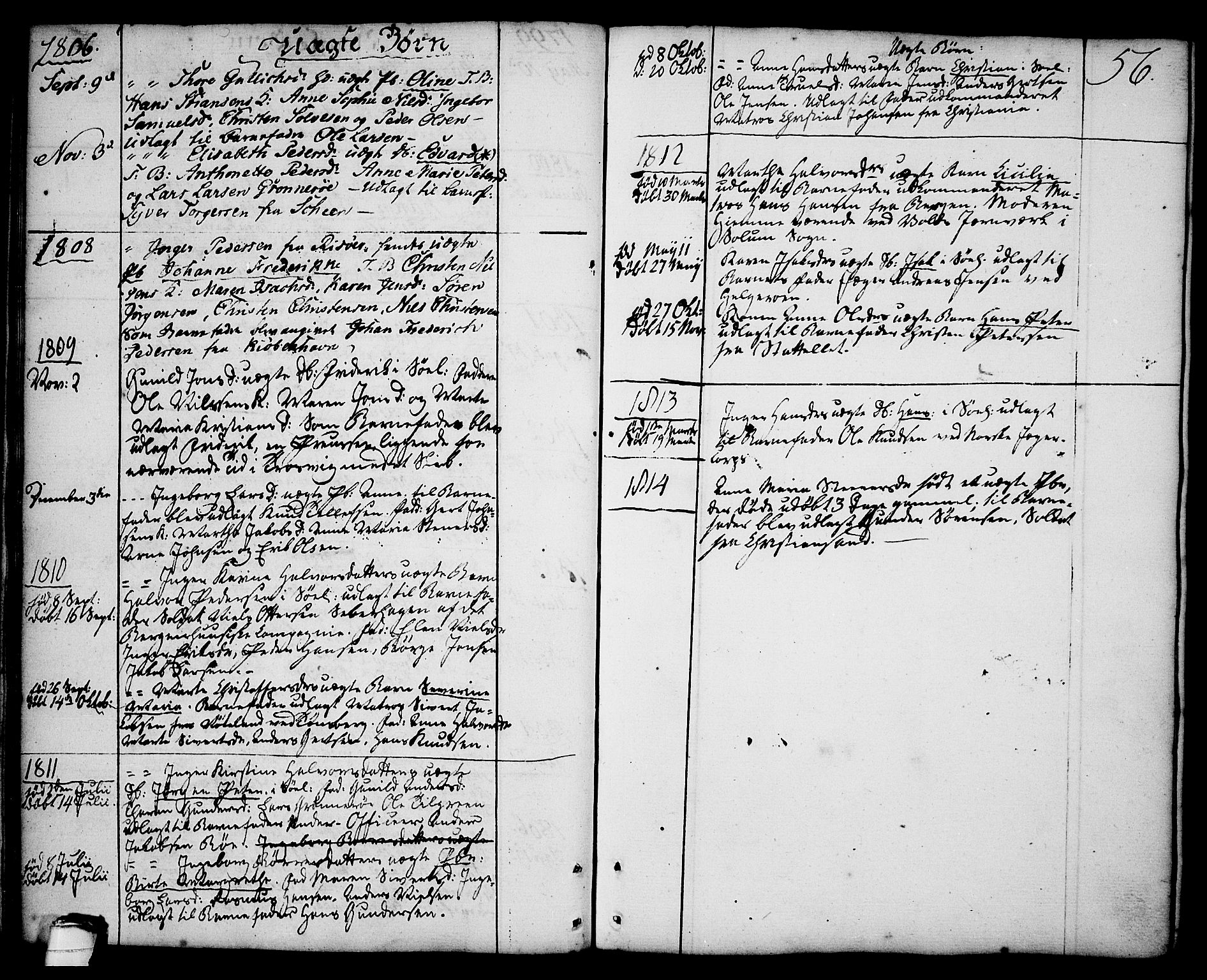 Brevik kirkebøker, SAKO/A-255/F/Fa/L0003: Parish register (official) no. 3, 1764-1814, p. 56