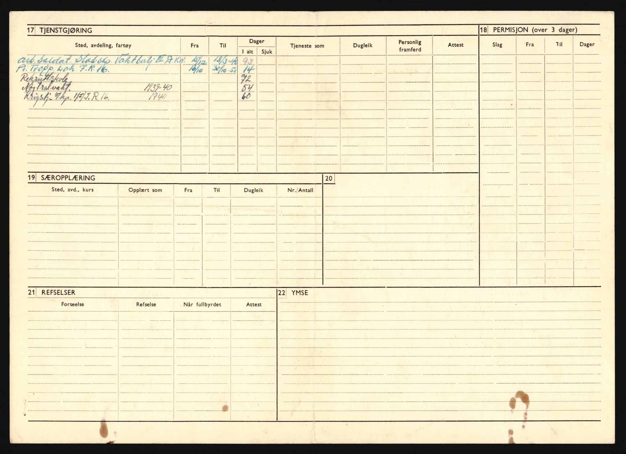 Forsvaret, Troms infanteriregiment nr. 16, AV/RA-RAFA-3146/P/Pa/L0018: Rulleblad for regimentets menige mannskaper, årsklasse 1934, 1934, p. 1278