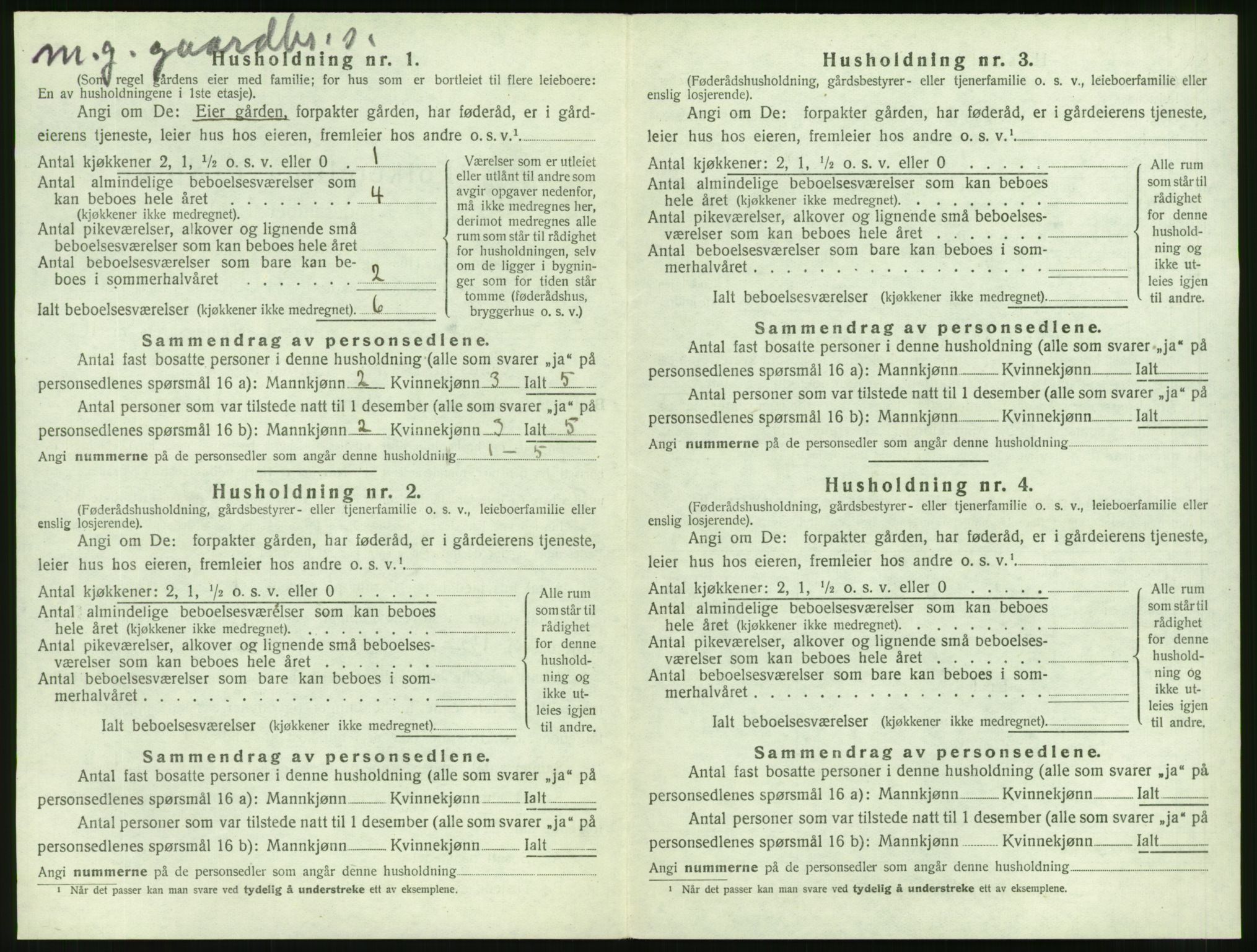 SAT, 1920 census for Sykkylven, 1920, p. 820