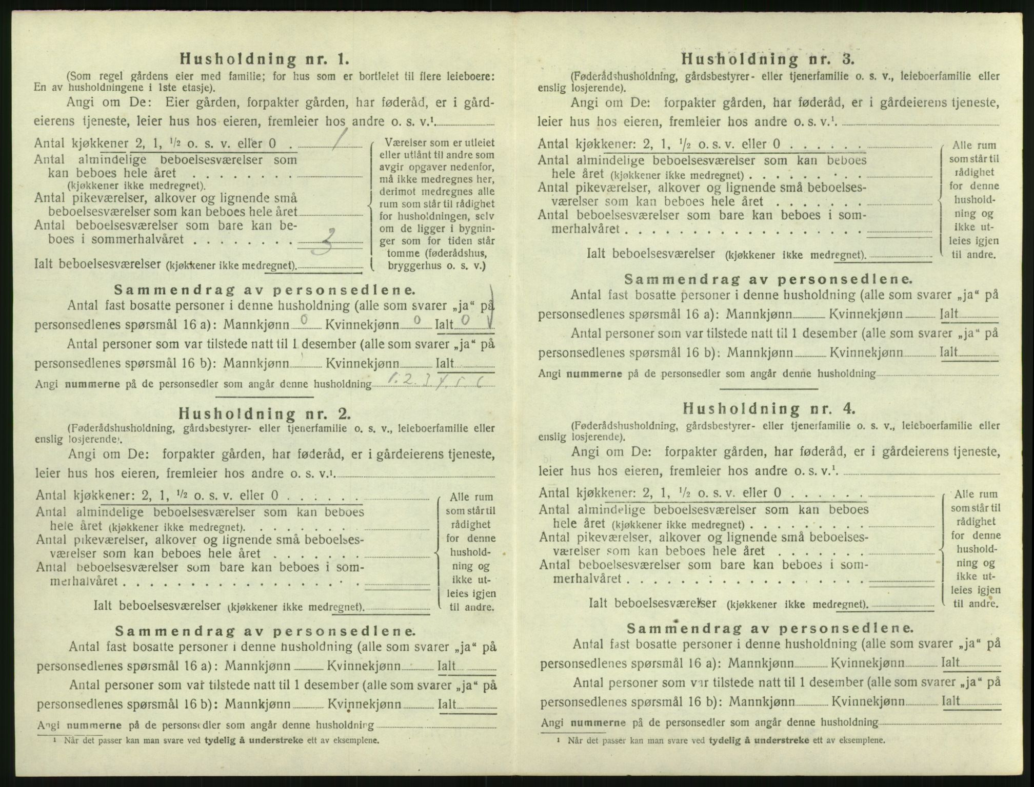 SAK, 1920 census for Froland, 1920, p. 894