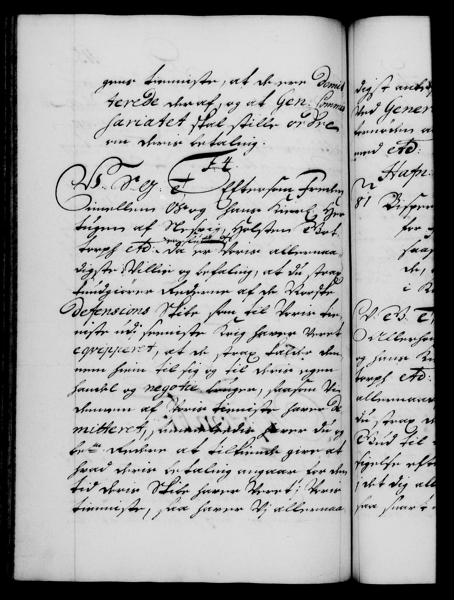 Danske Kanselli 1572-1799, AV/RA-EA-3023/F/Fc/Fca/Fcab/L0016: Norske tegnelser, 1699-1703, p. 115b