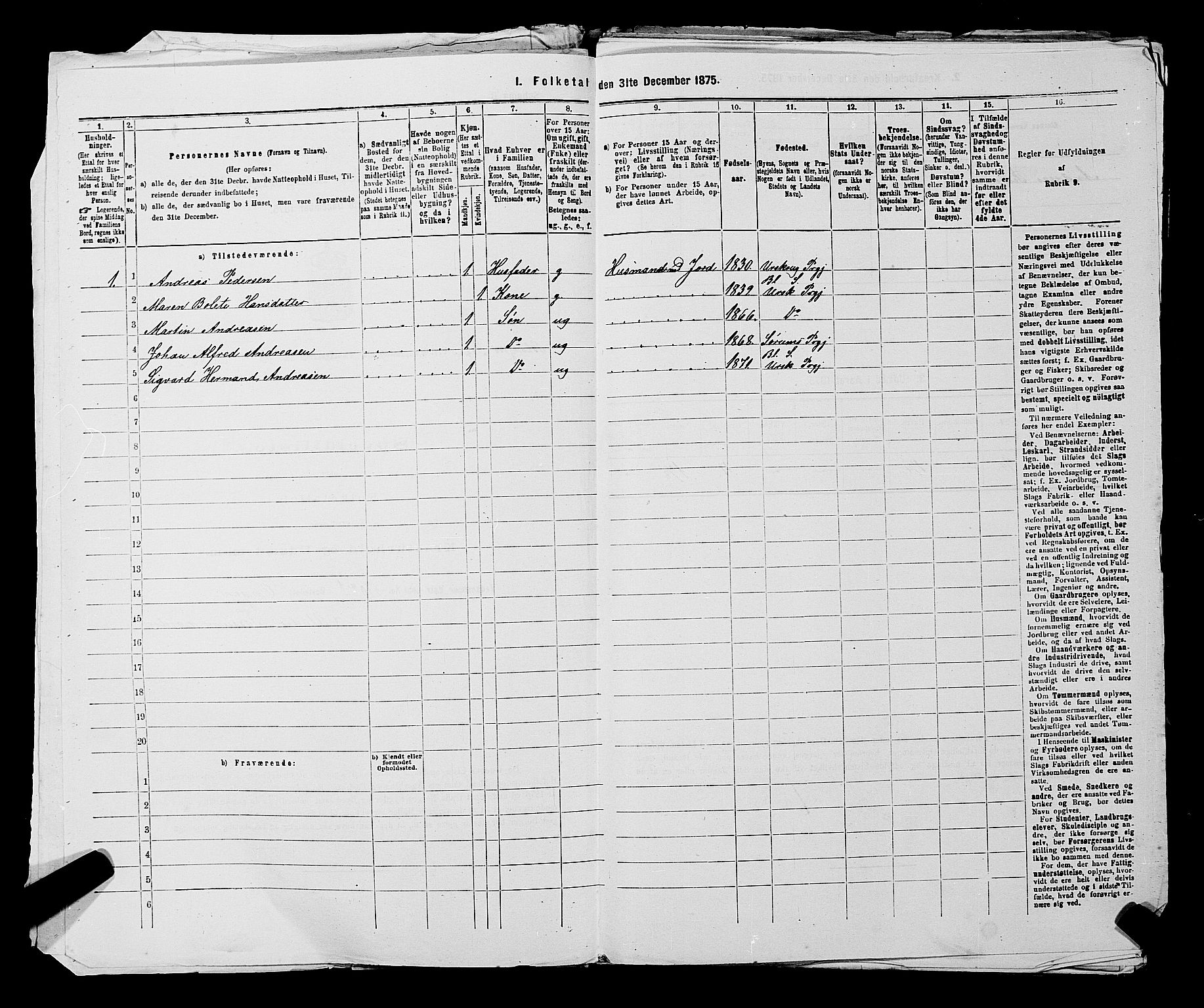 RA, 1875 census for 0224P Aurskog, 1875, p. 1510