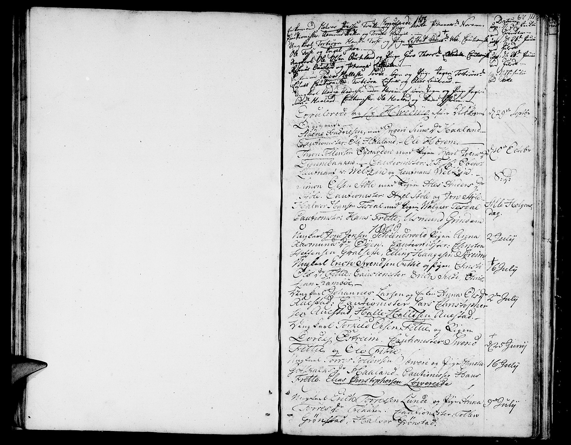 Etne sokneprestembete, SAB/A-75001/H/Haa: Parish register (official) no. A 5, 1808-1817, p. 68