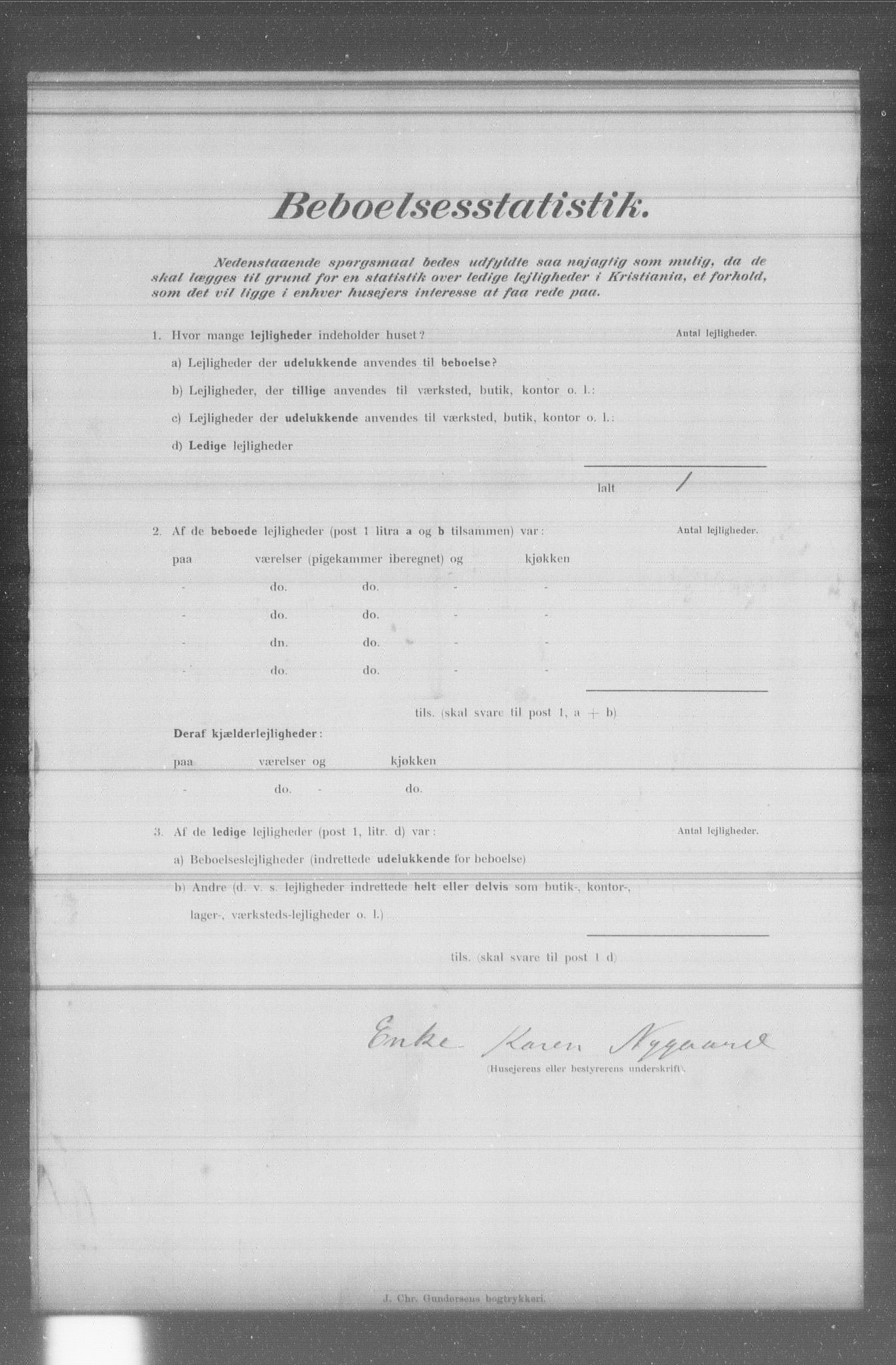 OBA, Municipal Census 1902 for Kristiania, 1902, p. 4833