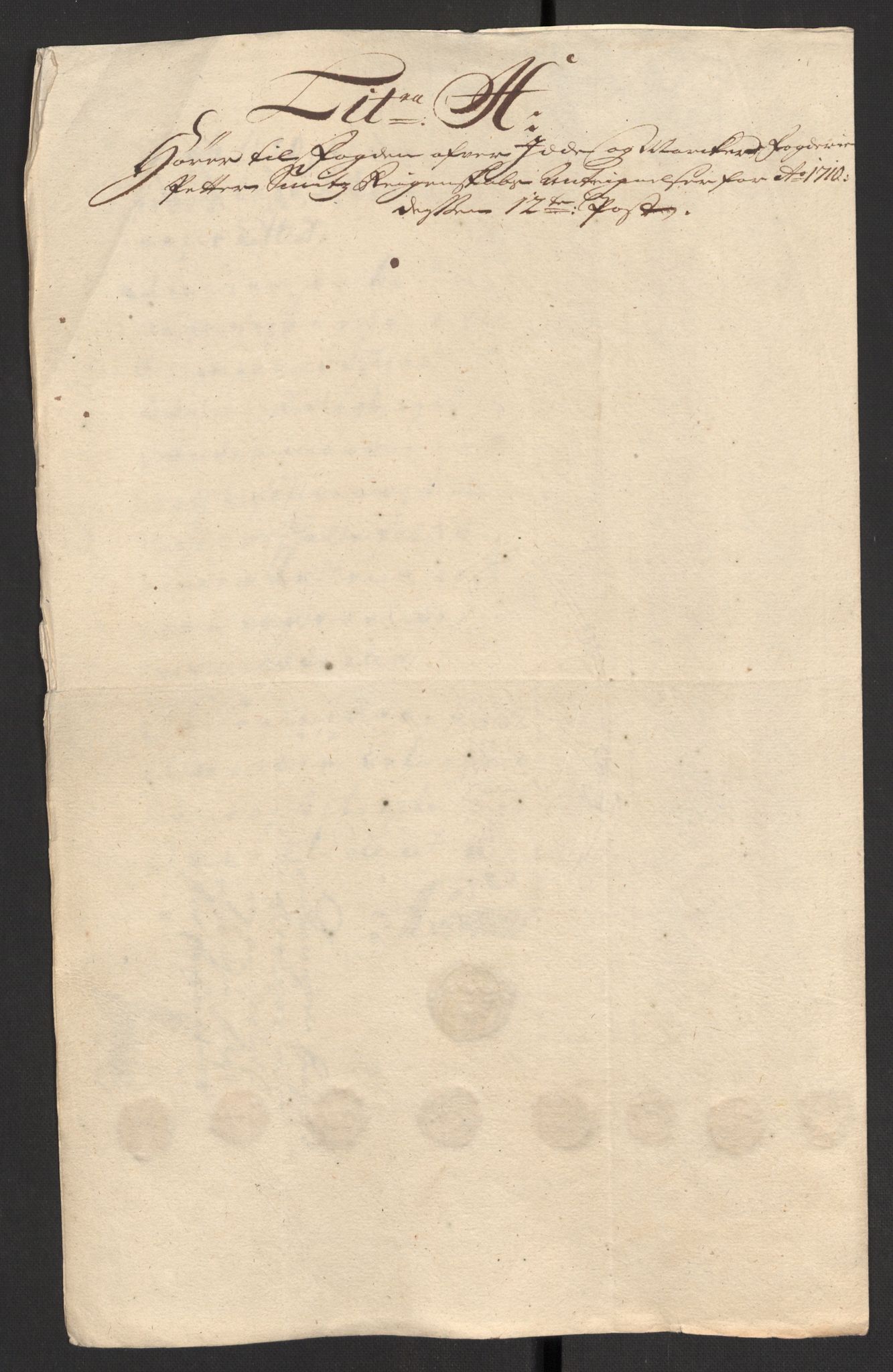 Rentekammeret inntil 1814, Reviderte regnskaper, Fogderegnskap, AV/RA-EA-4092/R01/L0019: Fogderegnskap Idd og Marker, 1710, p. 183