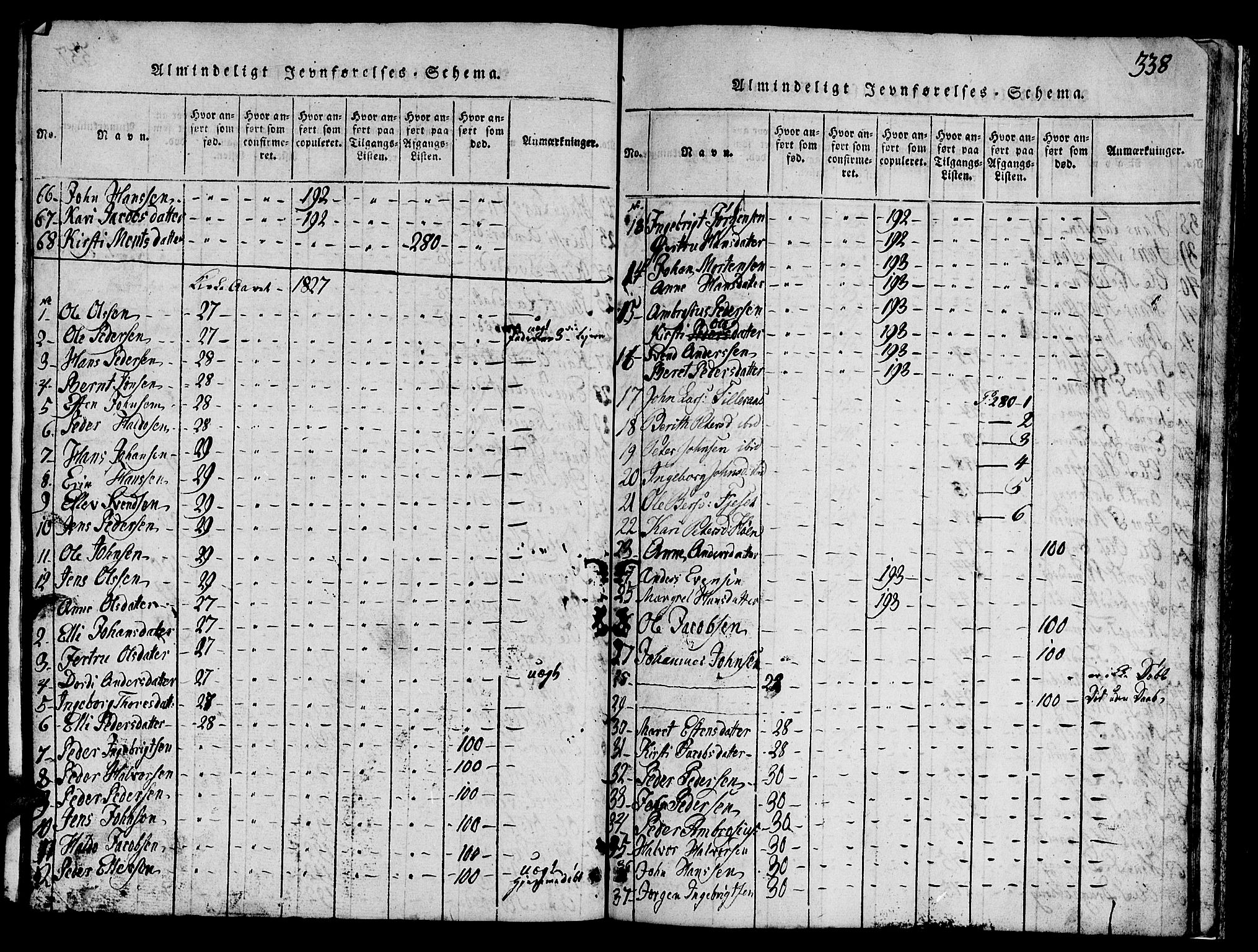 Ministerialprotokoller, klokkerbøker og fødselsregistre - Sør-Trøndelag, SAT/A-1456/688/L1026: Parish register (copy) no. 688C01, 1817-1860, p. 338