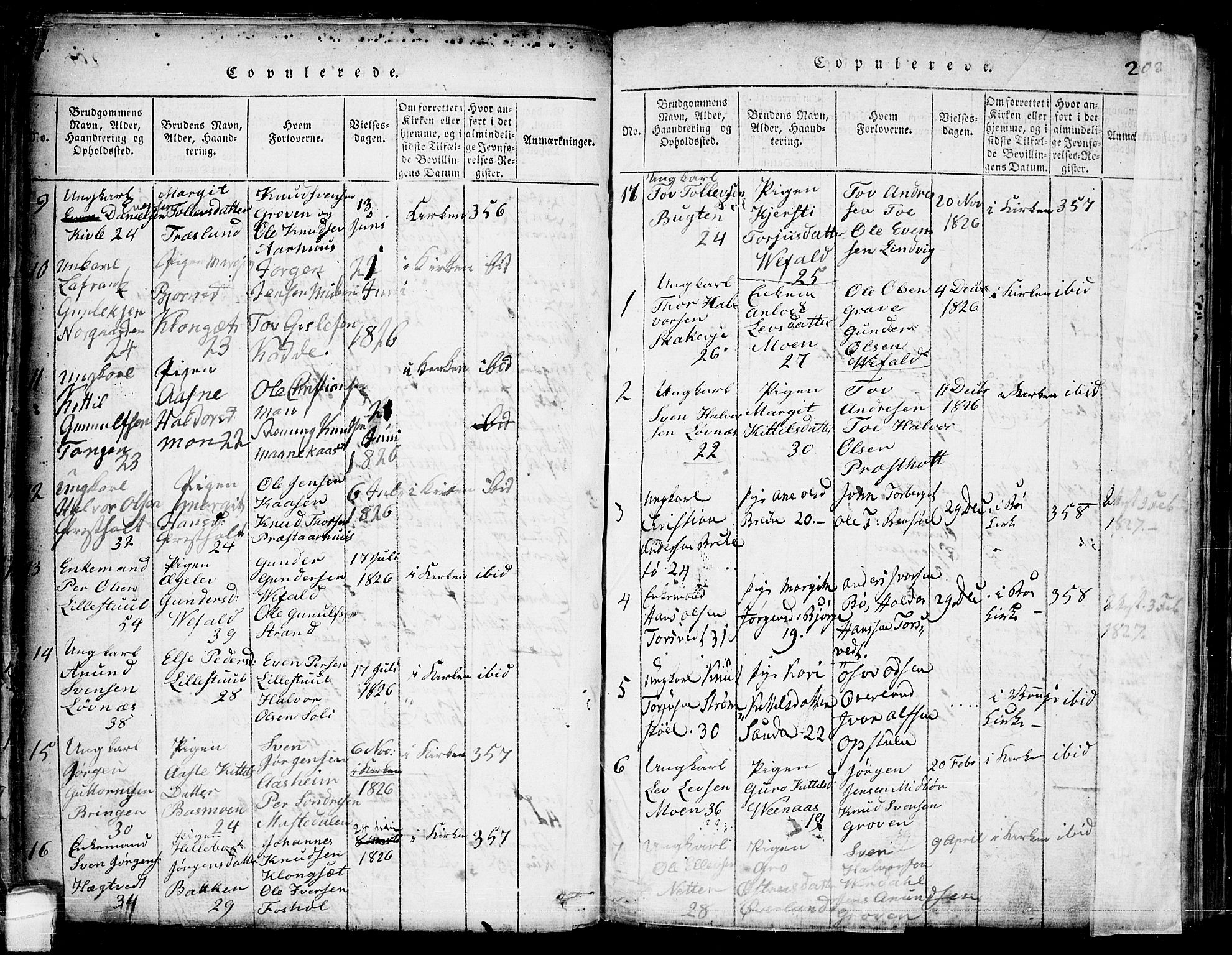 Seljord kirkebøker, SAKO/A-20/G/Ga/L0001: Parish register (copy) no. I 1, 1815-1854, p. 202