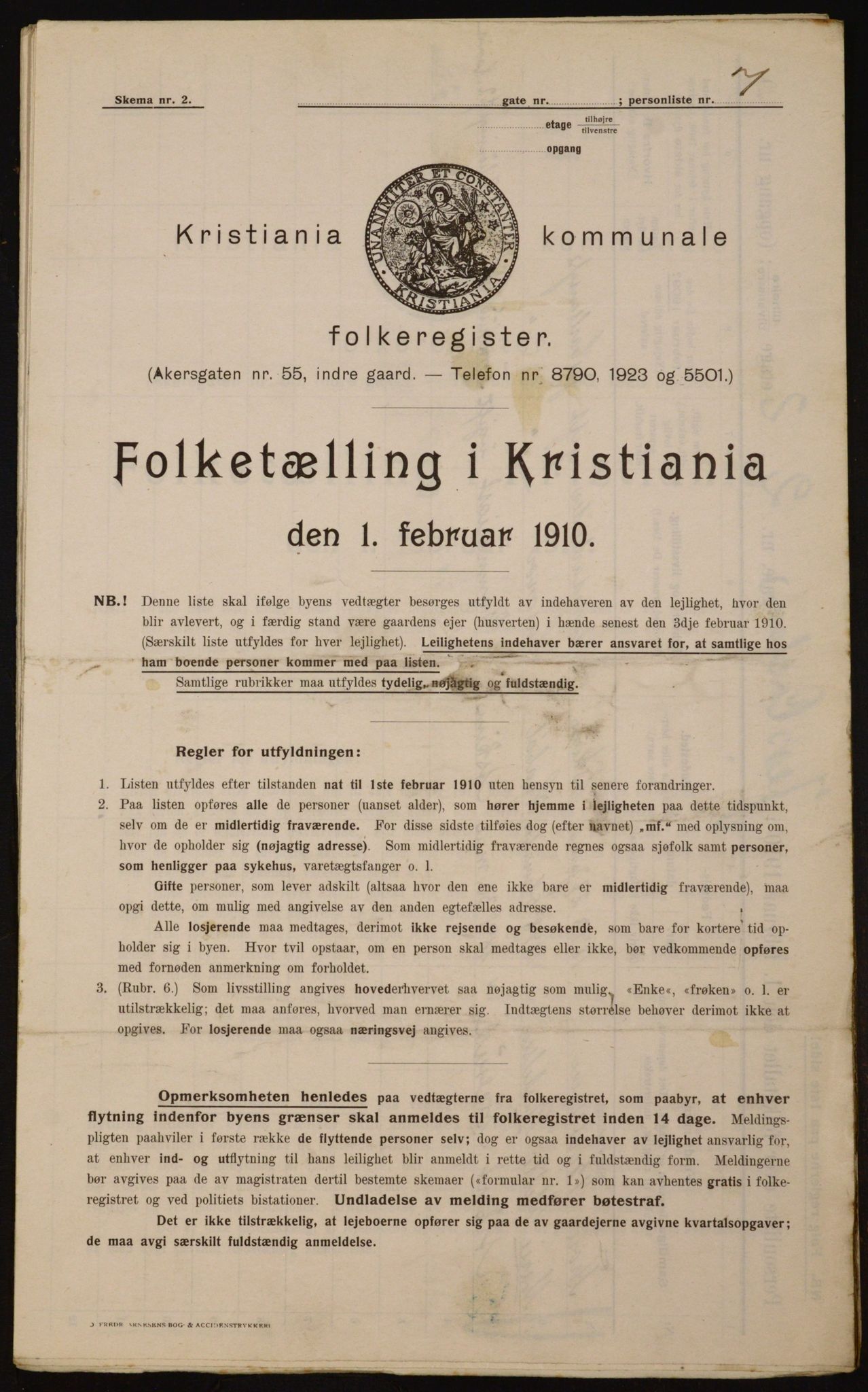 OBA, Municipal Census 1910 for Kristiania, 1910, p. 45651