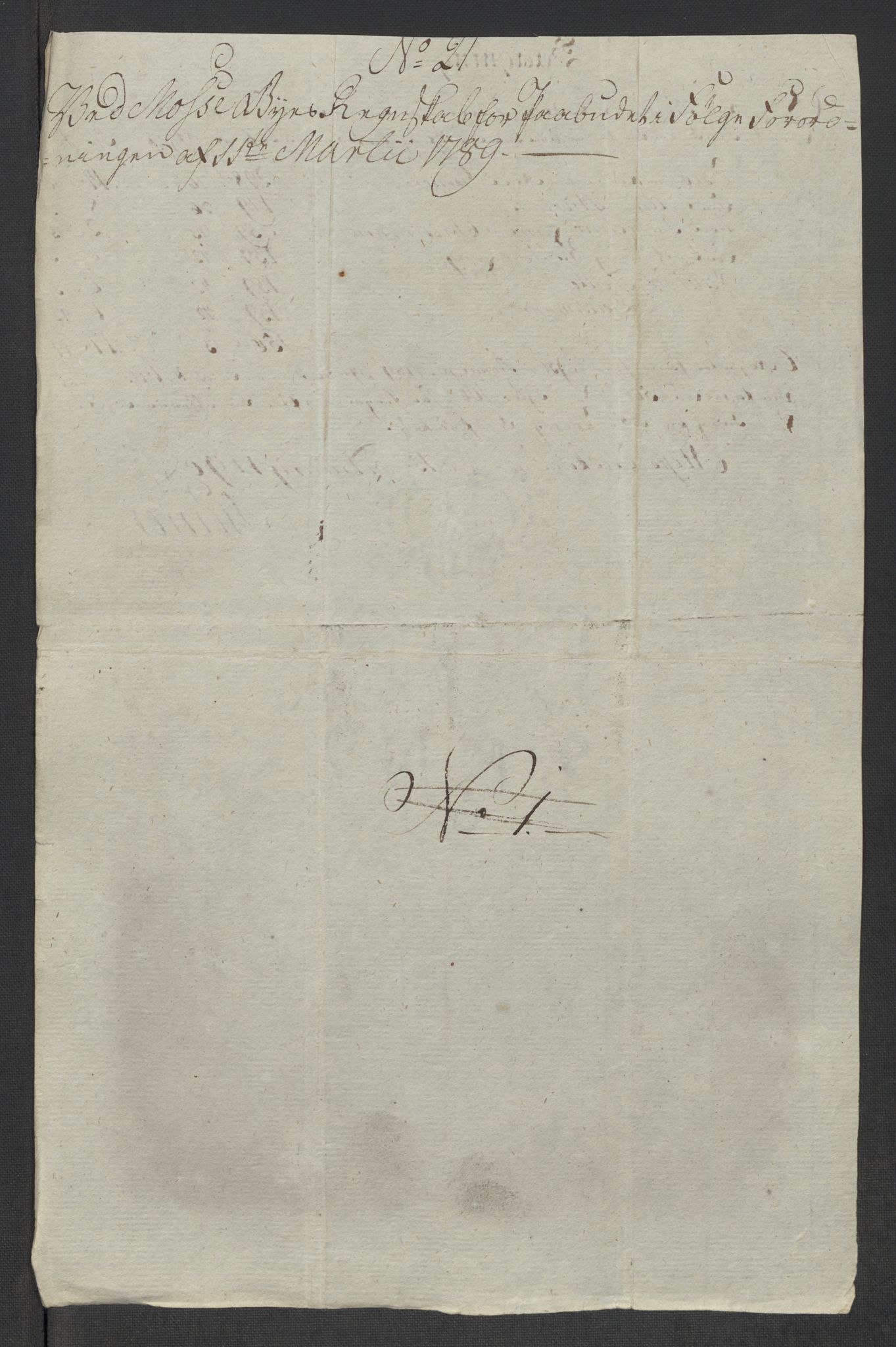 Rentekammeret inntil 1814, Reviderte regnskaper, Mindre regnskaper, AV/RA-EA-4068/Rf/Rfe/L0024: Modum Blåfarvevverk, Molde, Moss, 1789, p. 362