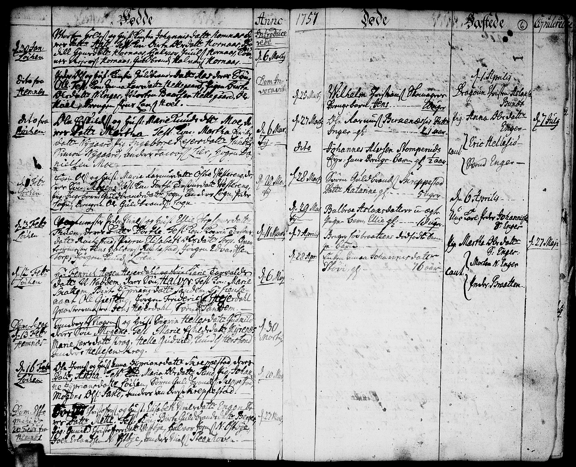 Høland prestekontor Kirkebøker, AV/SAO-A-10346a/F/Fa/L0004: Parish register (official) no. I 4, 1757-1780, p. 6