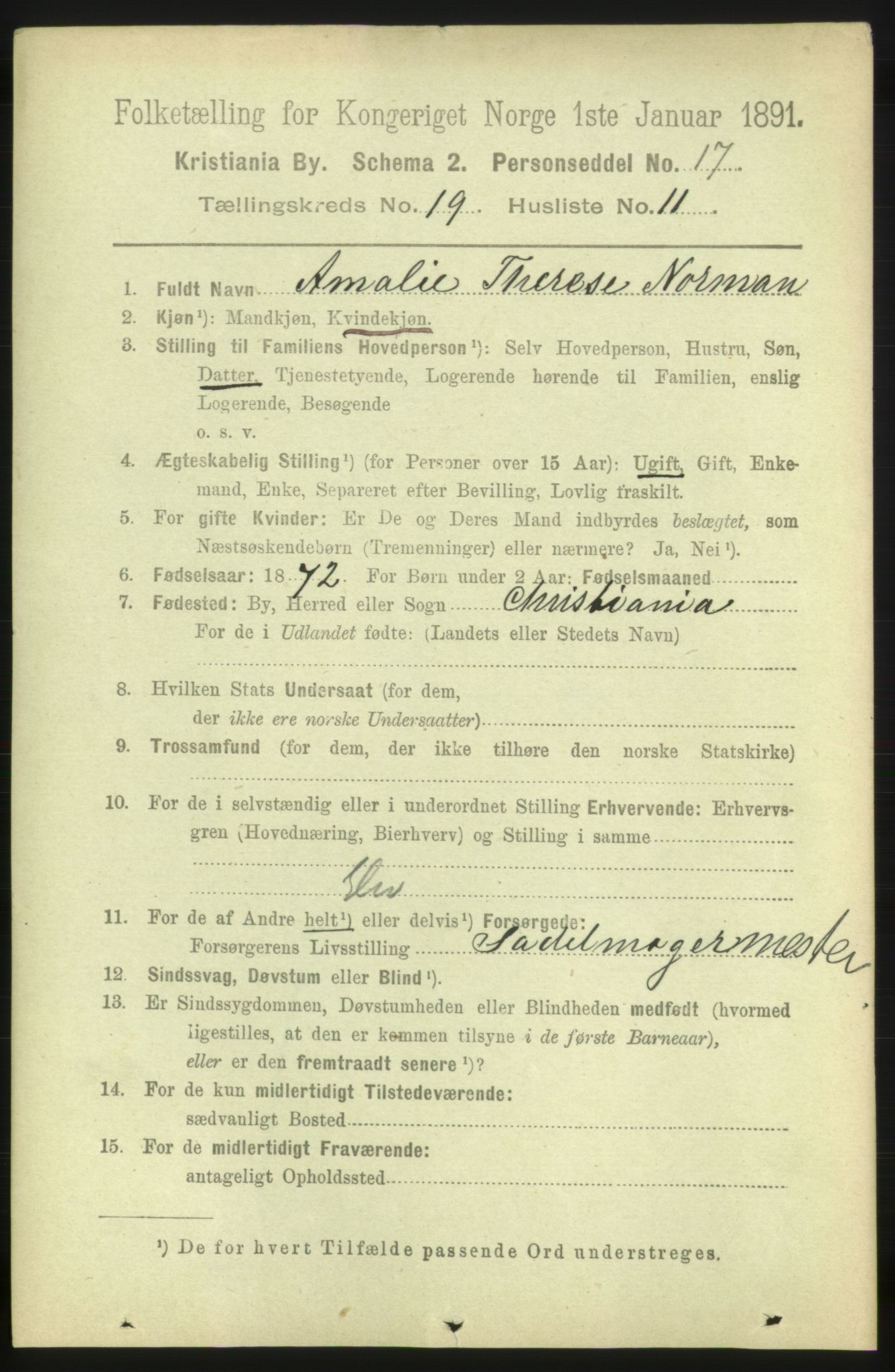 RA, 1891 census for 0301 Kristiania, 1891, p. 9789