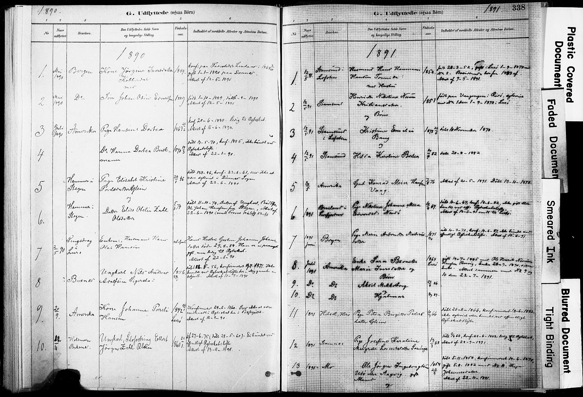 Ministerialprotokoller, klokkerbøker og fødselsregistre - Nordland, AV/SAT-A-1459/835/L0526: Parish register (official) no. 835A03II, 1881-1910, p. 338