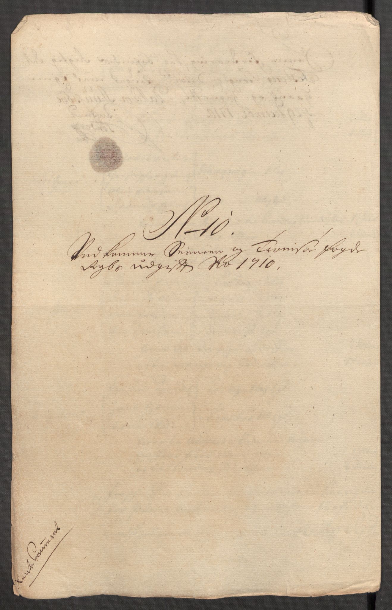 Rentekammeret inntil 1814, Reviderte regnskaper, Fogderegnskap, AV/RA-EA-4092/R68/L4757: Fogderegnskap Senja og Troms, 1708-1710, p. 290