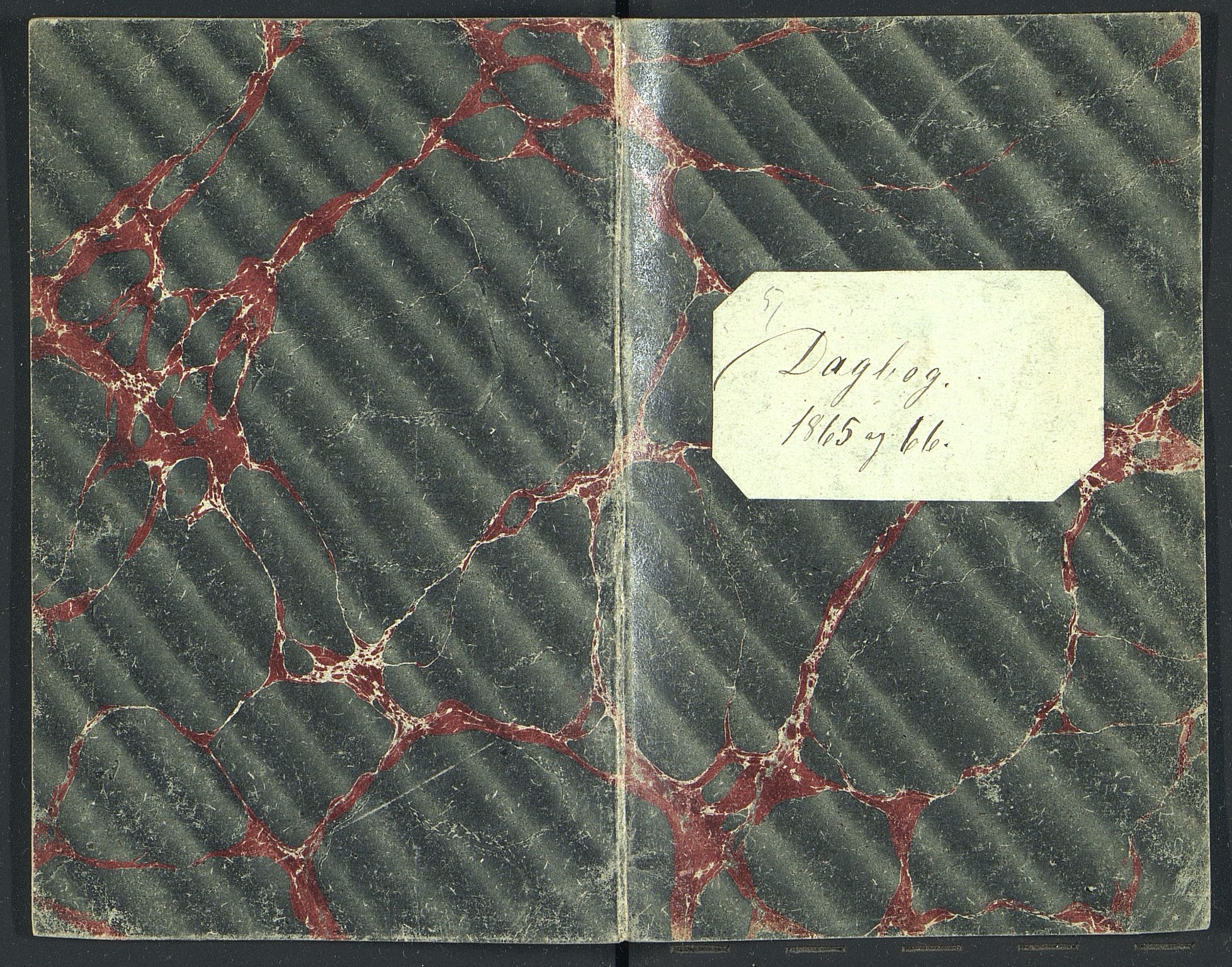 Familien Aalls privatarkiv , NESJ/NJM-005/E-00003/L0001/0003/0006: Dag- og notatbøker / Dølner dagbokpakke 001, 1865-1866