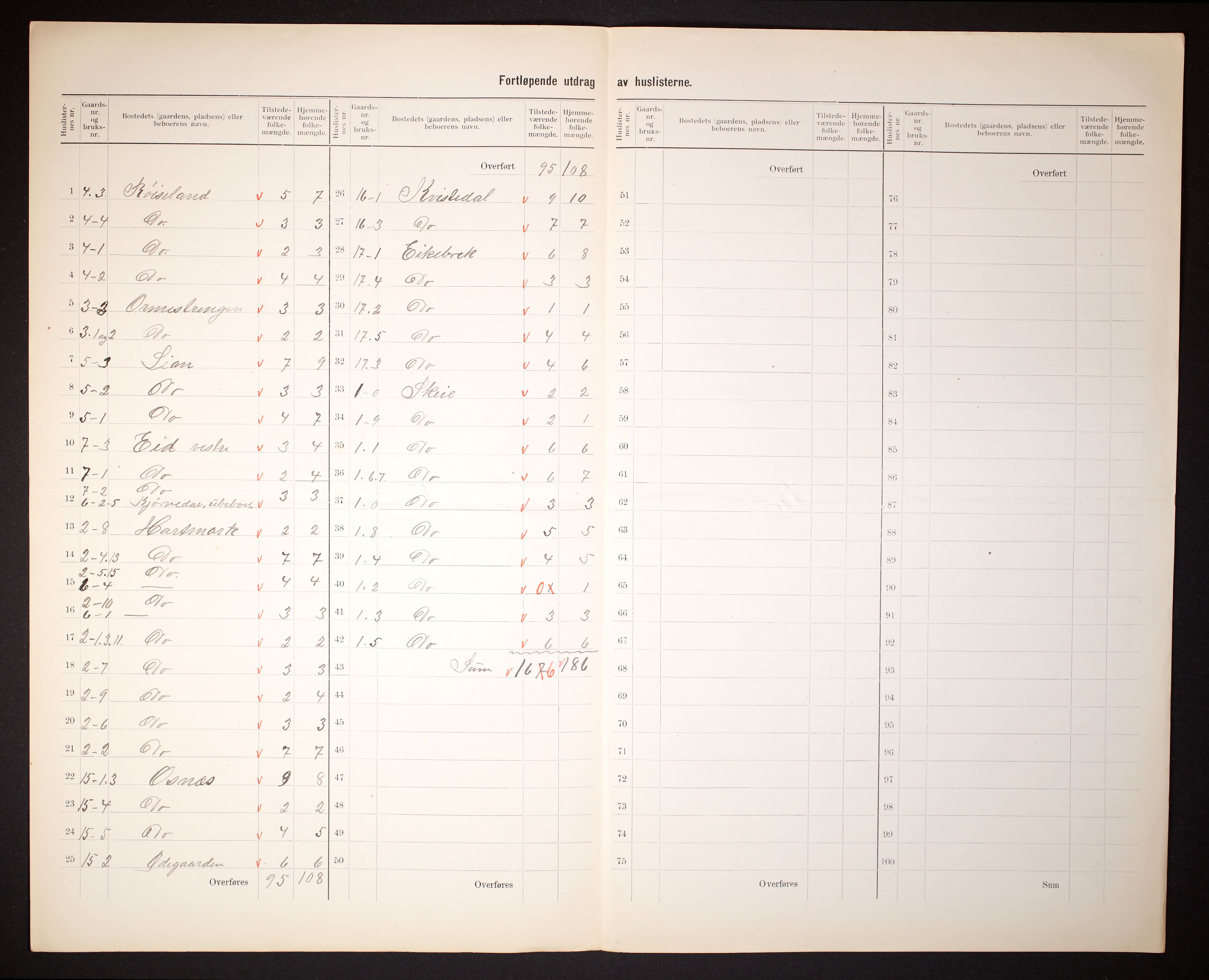 RA, 1910 census for Halse og Harkmark, 1910, p. 44