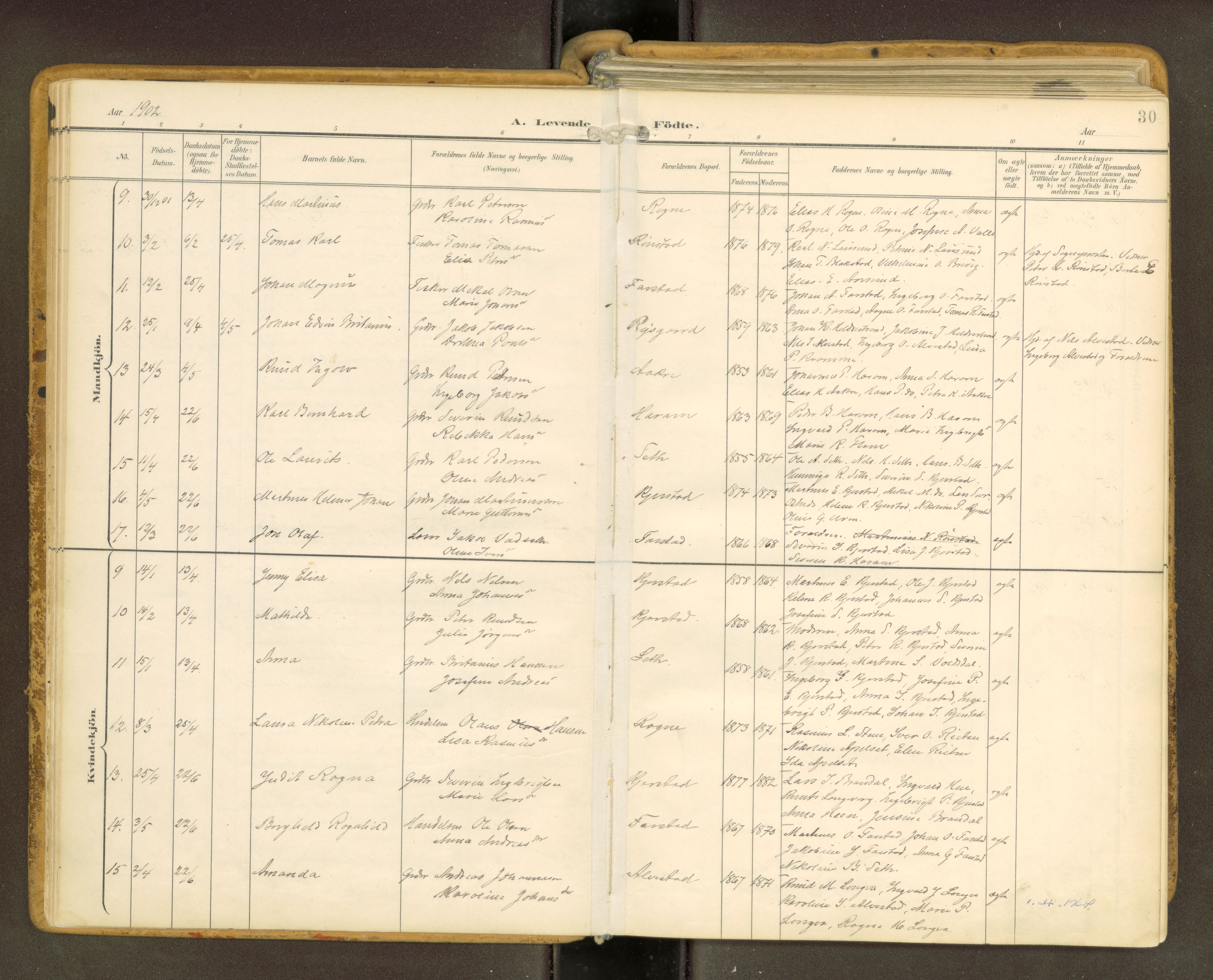 Ministerialprotokoller, klokkerbøker og fødselsregistre - Møre og Romsdal, SAT/A-1454/536/L0517: Parish register (official) no. 536A--, 1897-1917, p. 30