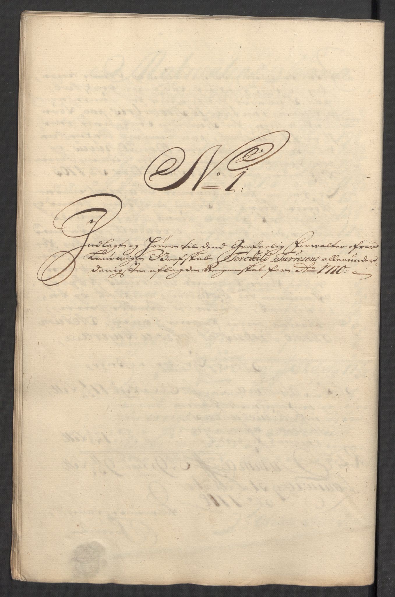 Rentekammeret inntil 1814, Reviderte regnskaper, Fogderegnskap, RA/EA-4092/R33/L1981: Fogderegnskap Larvik grevskap, 1709-1710, p. 282