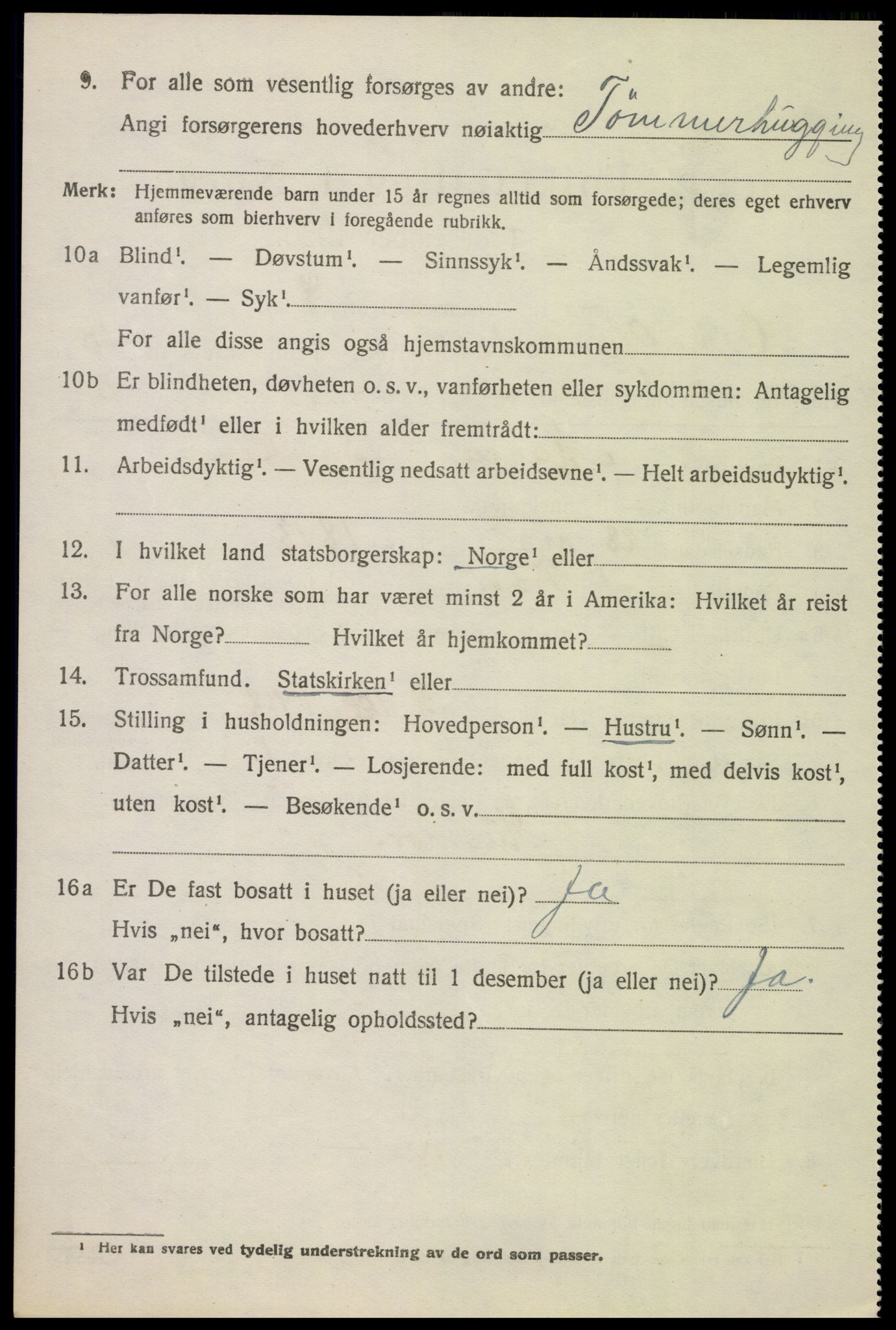 SAH, 1920 census for Østre Gausdal, 1920, p. 5821