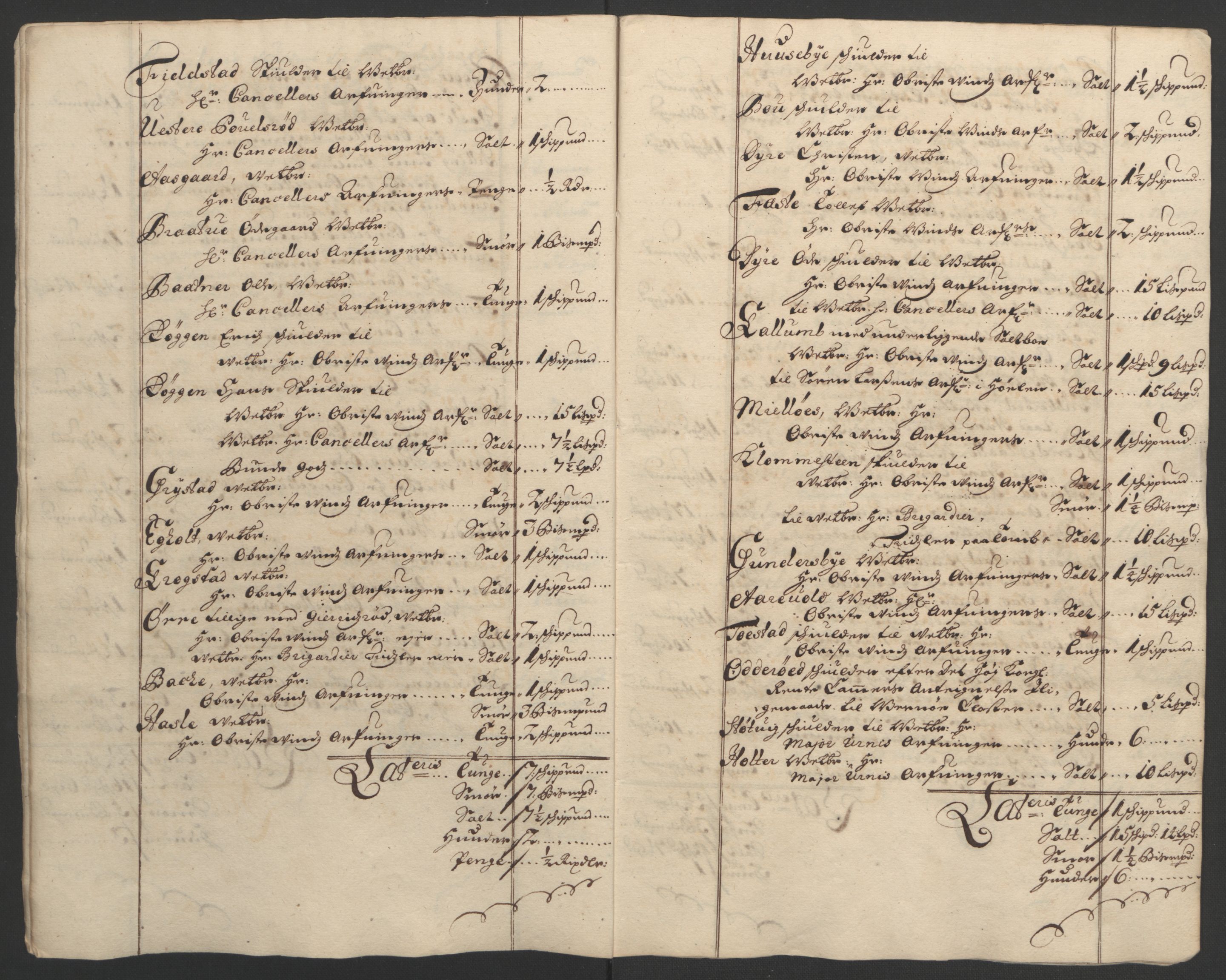 Rentekammeret inntil 1814, Reviderte regnskaper, Fogderegnskap, AV/RA-EA-4092/R03/L0121: Fogderegnskap Onsøy, Tune, Veme og Åbygge fogderi, 1694, p. 174