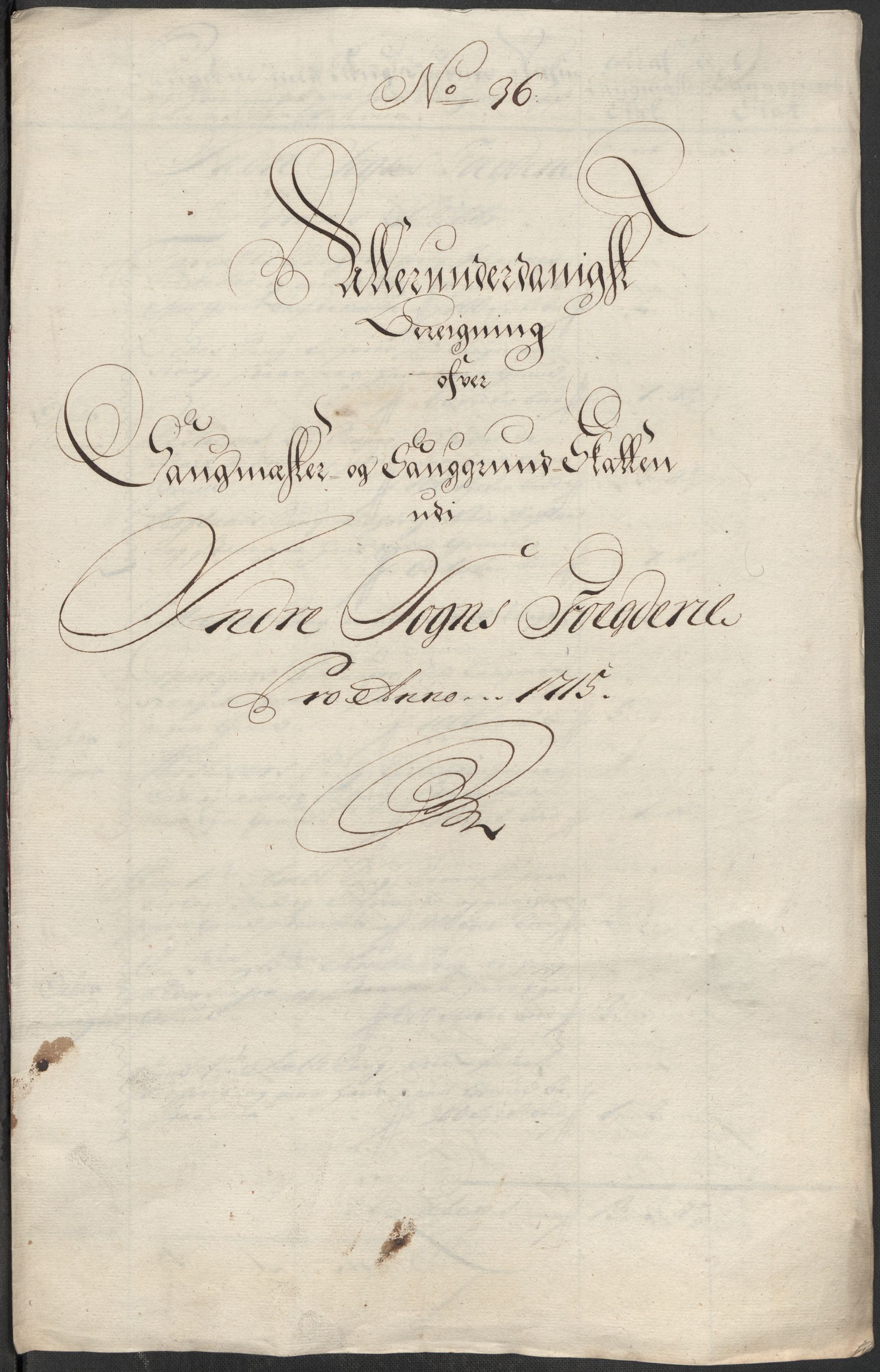 Rentekammeret inntil 1814, Reviderte regnskaper, Fogderegnskap, RA/EA-4092/R52/L3320: Fogderegnskap Sogn, 1715-1716, p. 107