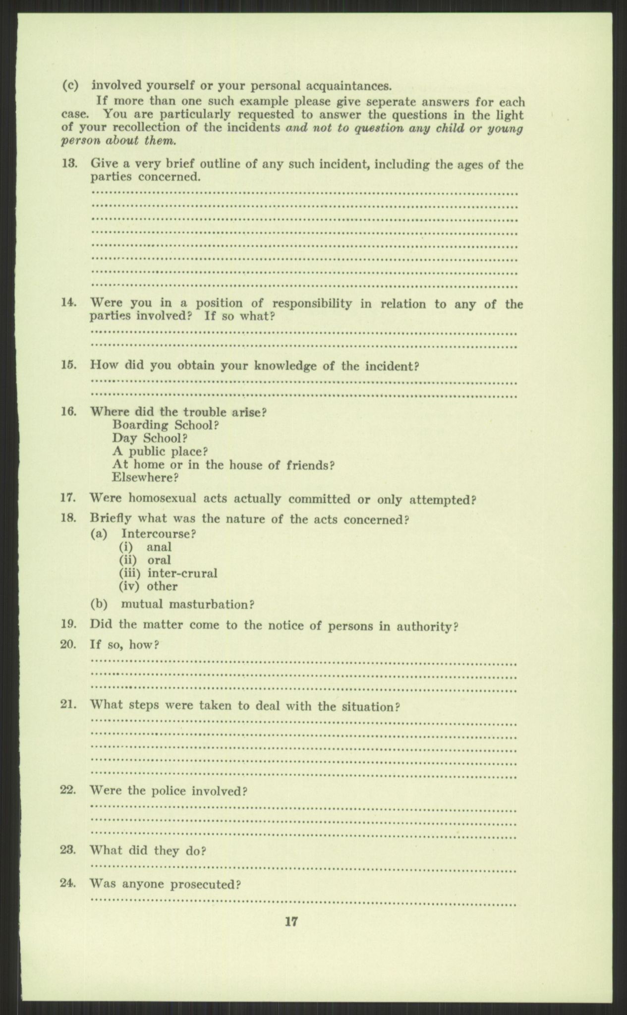 Justisdepartementet, Lovavdelingen, AV/RA-S-3212/D/De/L0029/0001: Straffeloven / Straffelovens revisjon: 5 - Ot. prp. nr.  41 - 1945: Homoseksualiet. 3 mapper, 1956-1970, p. 113