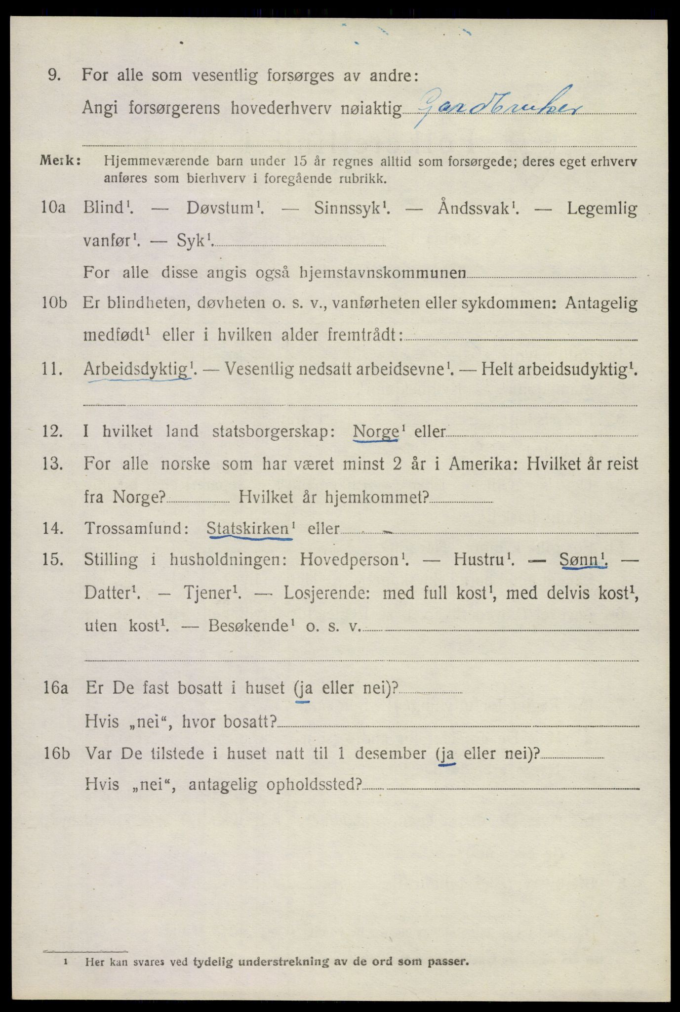 SAKO, 1920 census for Andebu, 1920, p. 6037