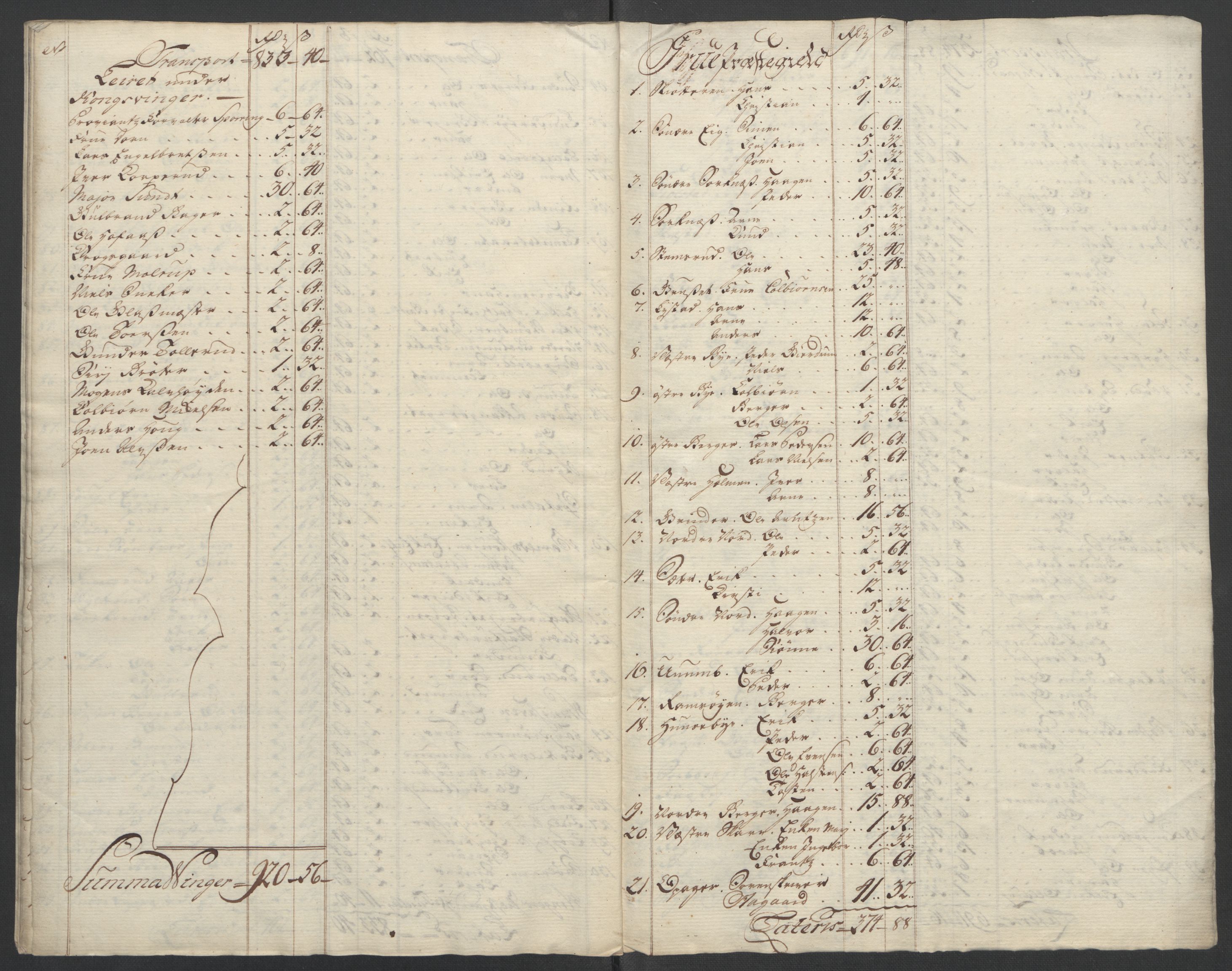 Rentekammeret inntil 1814, Reviderte regnskaper, Fogderegnskap, AV/RA-EA-4092/R14/L0959: Ekstraskatten Solør og Odal, 1763-1770, p. 520