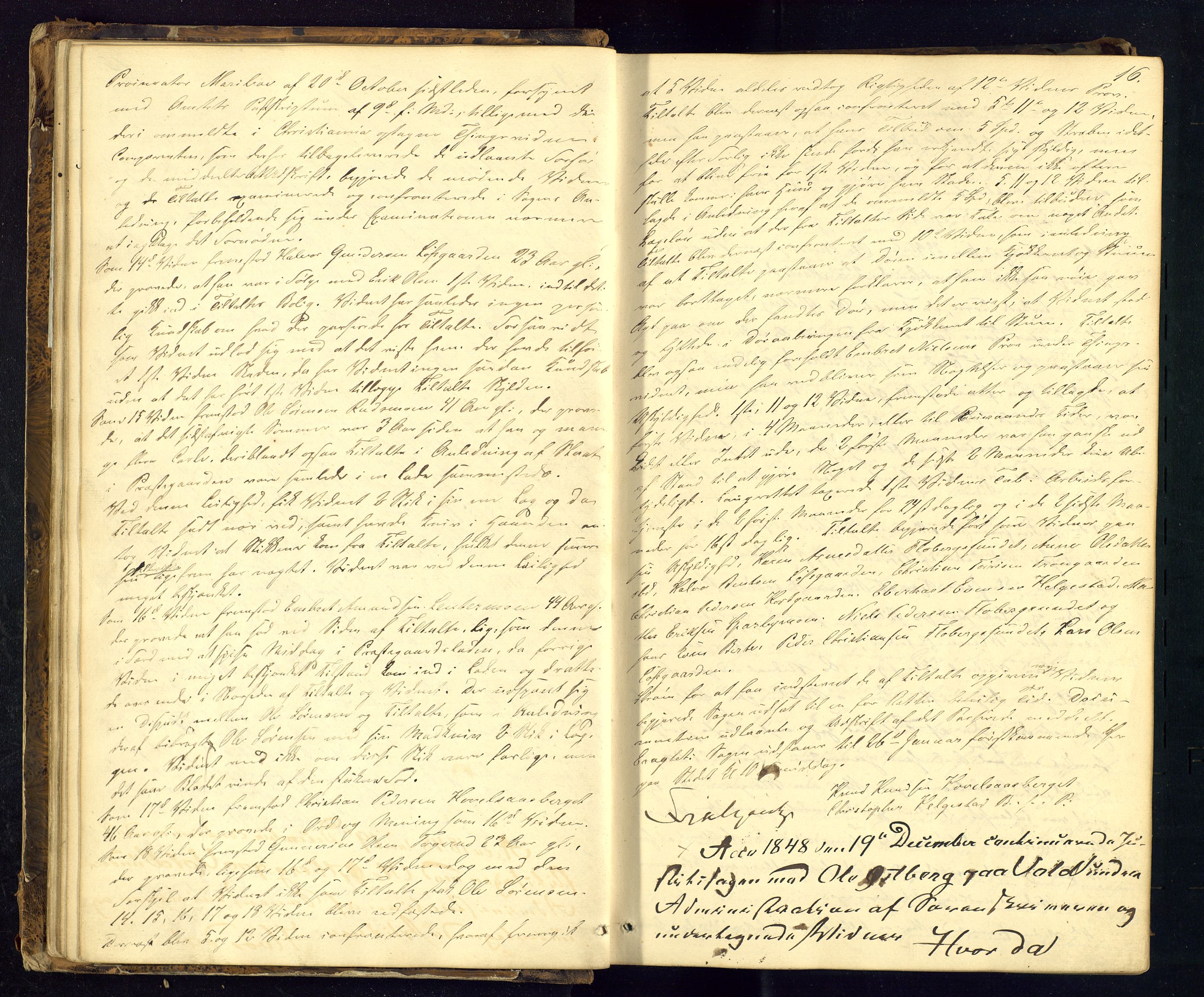 Solør tingrett, AV/SAH-TING-008/G/Gc/Gca/L0003: Ekstrarettsprotokoll, 1848-1851, p. 16