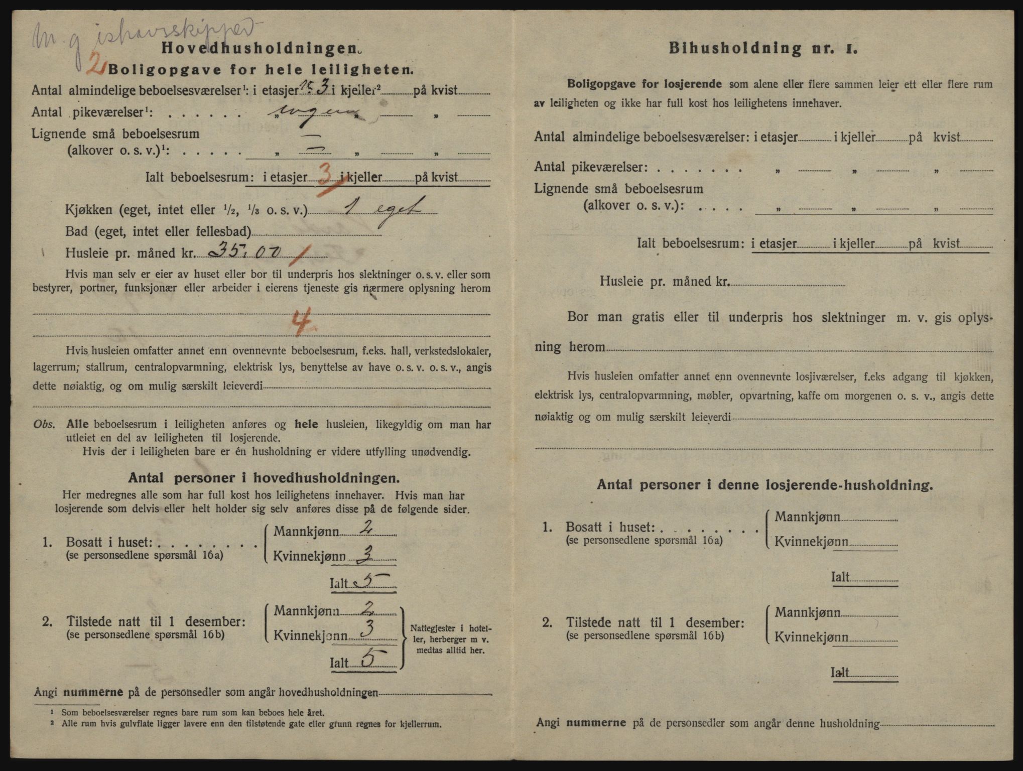 SATØ, 1920 census for Vardø, 1920, p. 2330