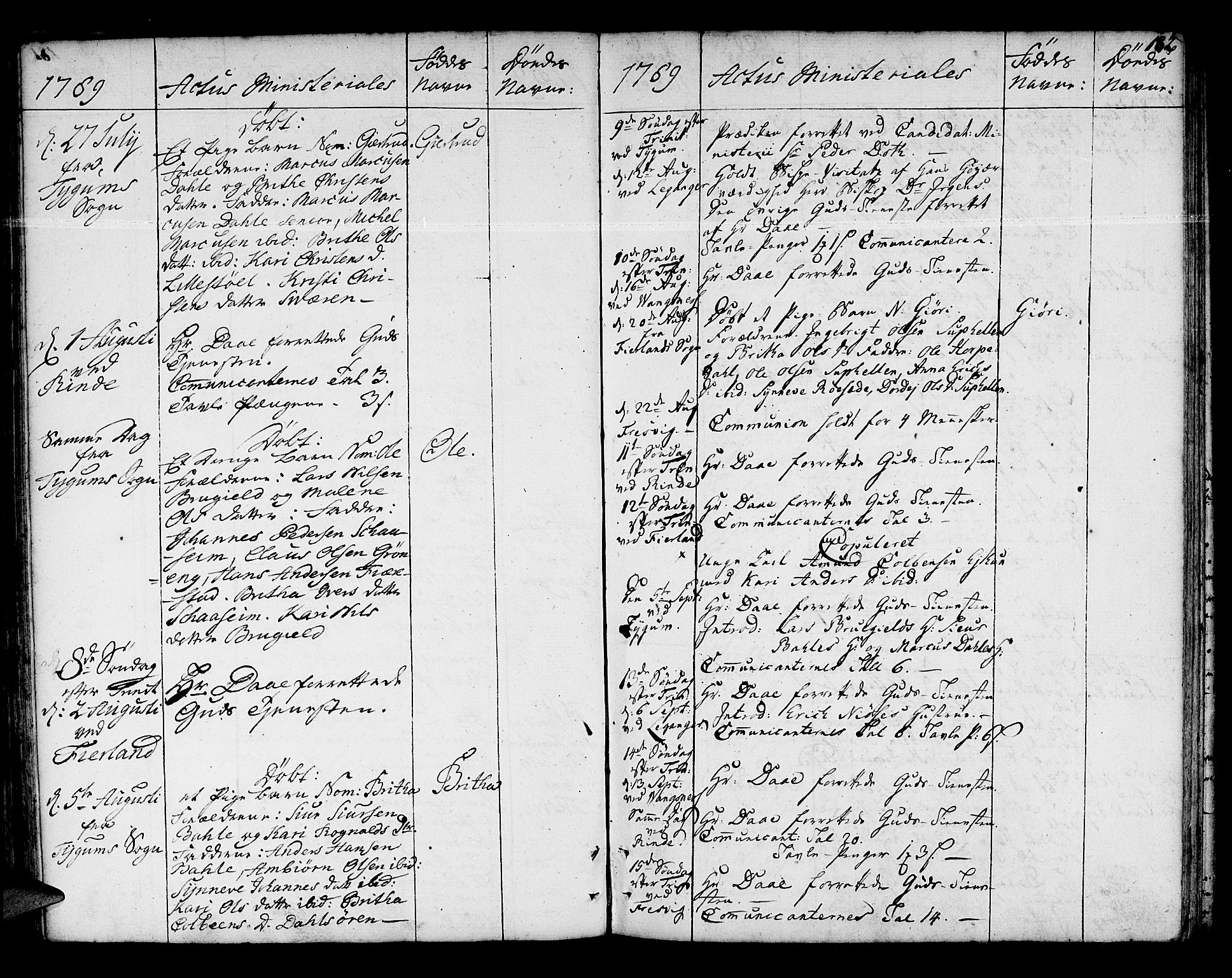 Leikanger sokneprestembete, AV/SAB-A-81001/H/Haa/Haaa/L0004: Parish register (official) no. A 4, 1770-1791, p. 182