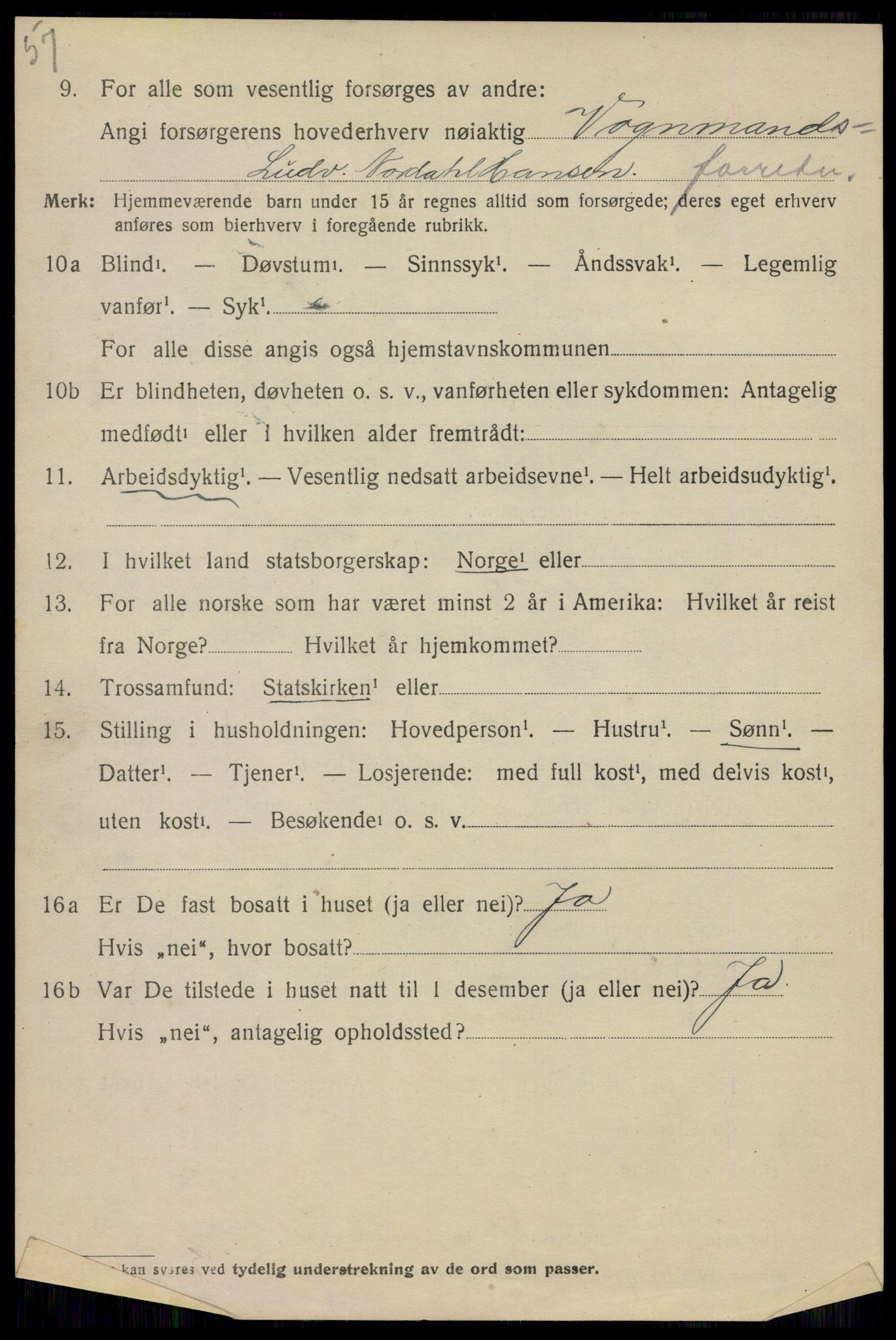 SAO, 1920 census for Aker, 1920, p. 111591