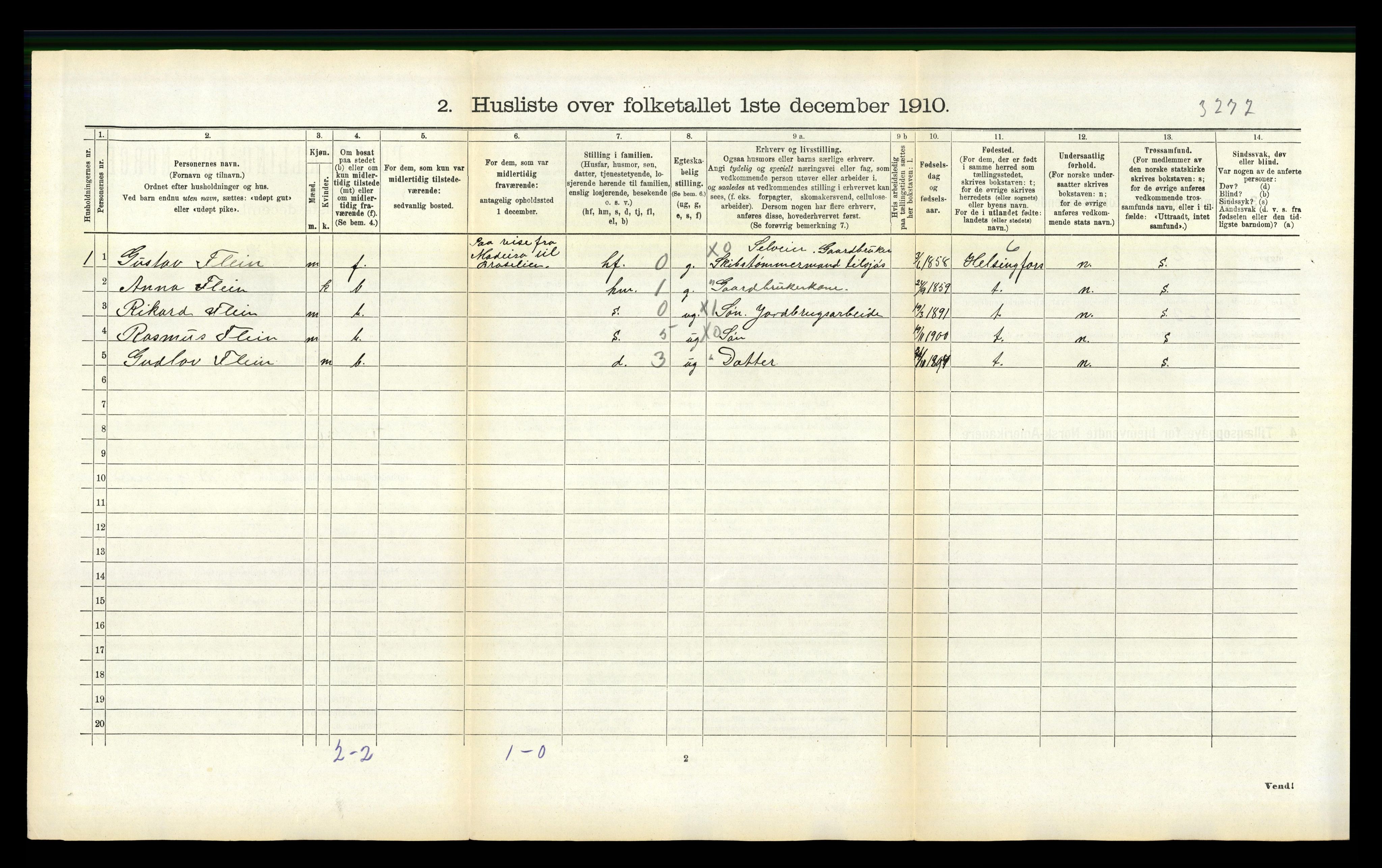 RA, 1910 census for Herøy, 1910, p. 443