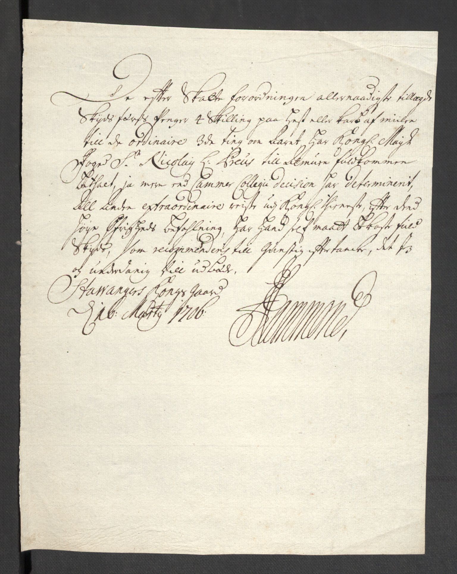 Rentekammeret inntil 1814, Reviderte regnskaper, Fogderegnskap, RA/EA-4092/R46/L2733: Fogderegnskap Jæren og Dalane, 1705-1708, p. 69
