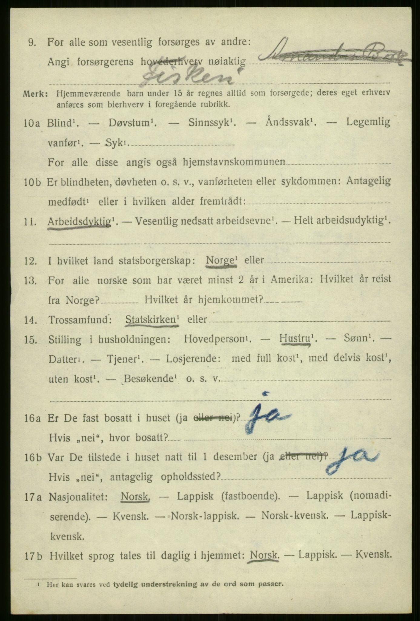 SATØ, 1920 census for Sørfjord, 1920, p. 753