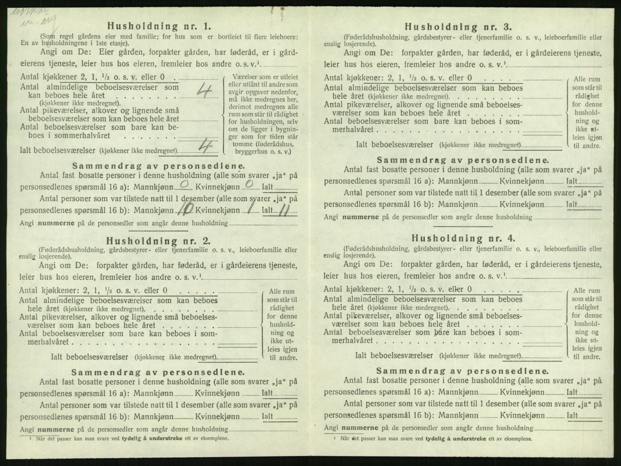 SAT, 1920 census for Brønnøy, 1920, p. 345