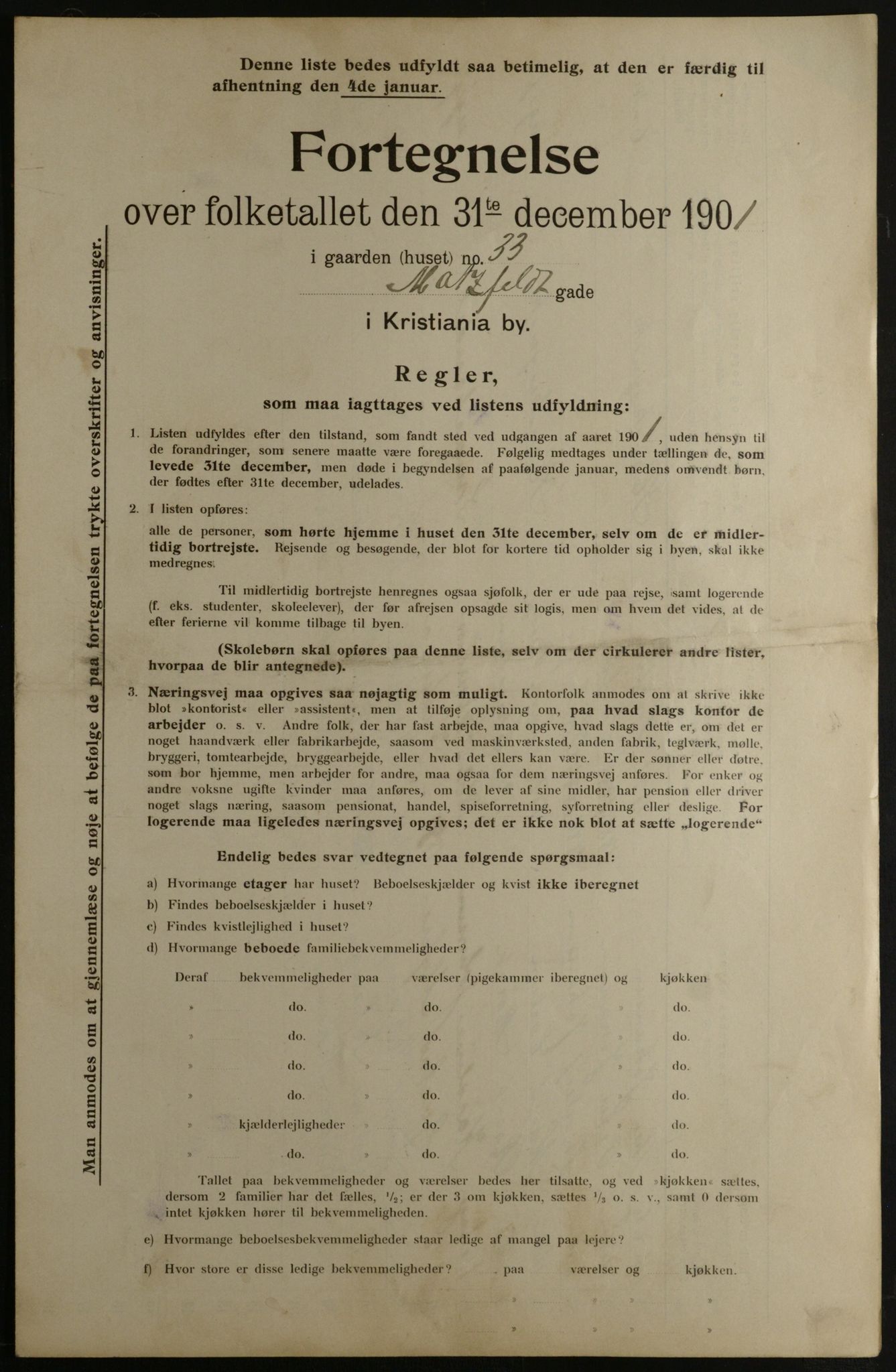 OBA, Municipal Census 1901 for Kristiania, 1901, p. 10223