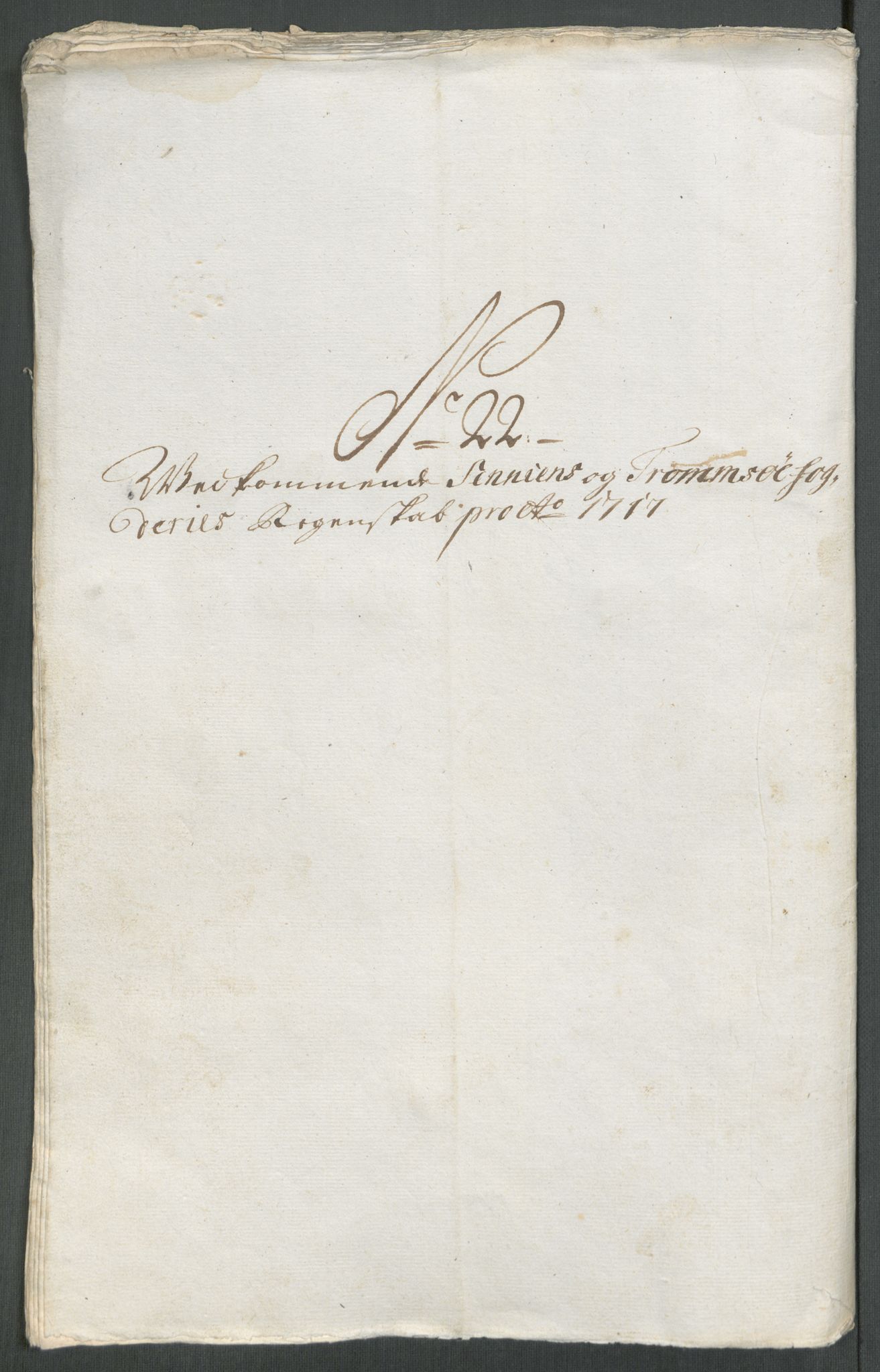 Rentekammeret inntil 1814, Reviderte regnskaper, Fogderegnskap, AV/RA-EA-4092/R68/L4763: Fogderegnskap Senja og Troms, 1717, p. 207