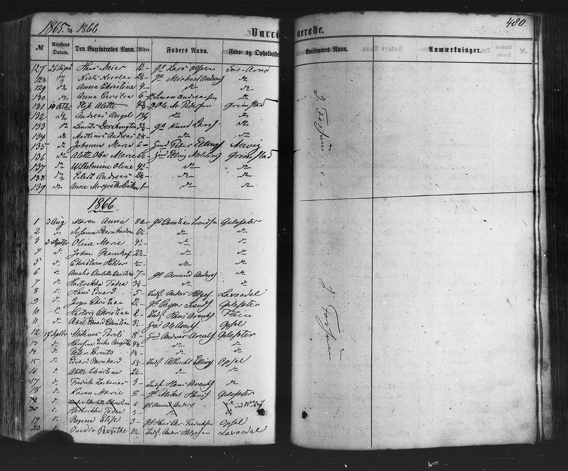 Ministerialprotokoller, klokkerbøker og fødselsregistre - Nordland, SAT/A-1459/805/L0098: Parish register (official) no. 805A05, 1862-1879, p. 480