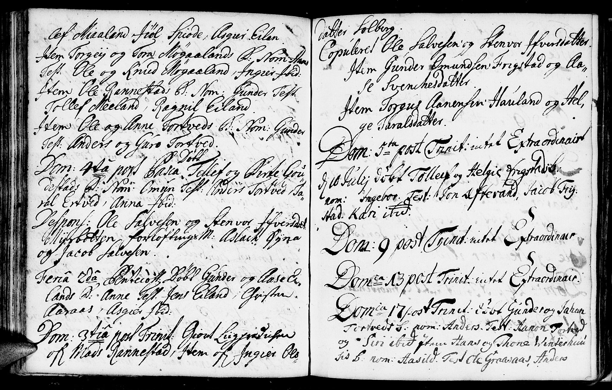 Evje sokneprestkontor, AV/SAK-1111-0008/F/Fa/Fac/L0001: Parish register (official) no. A 1, 1705-1764, p. 155-156