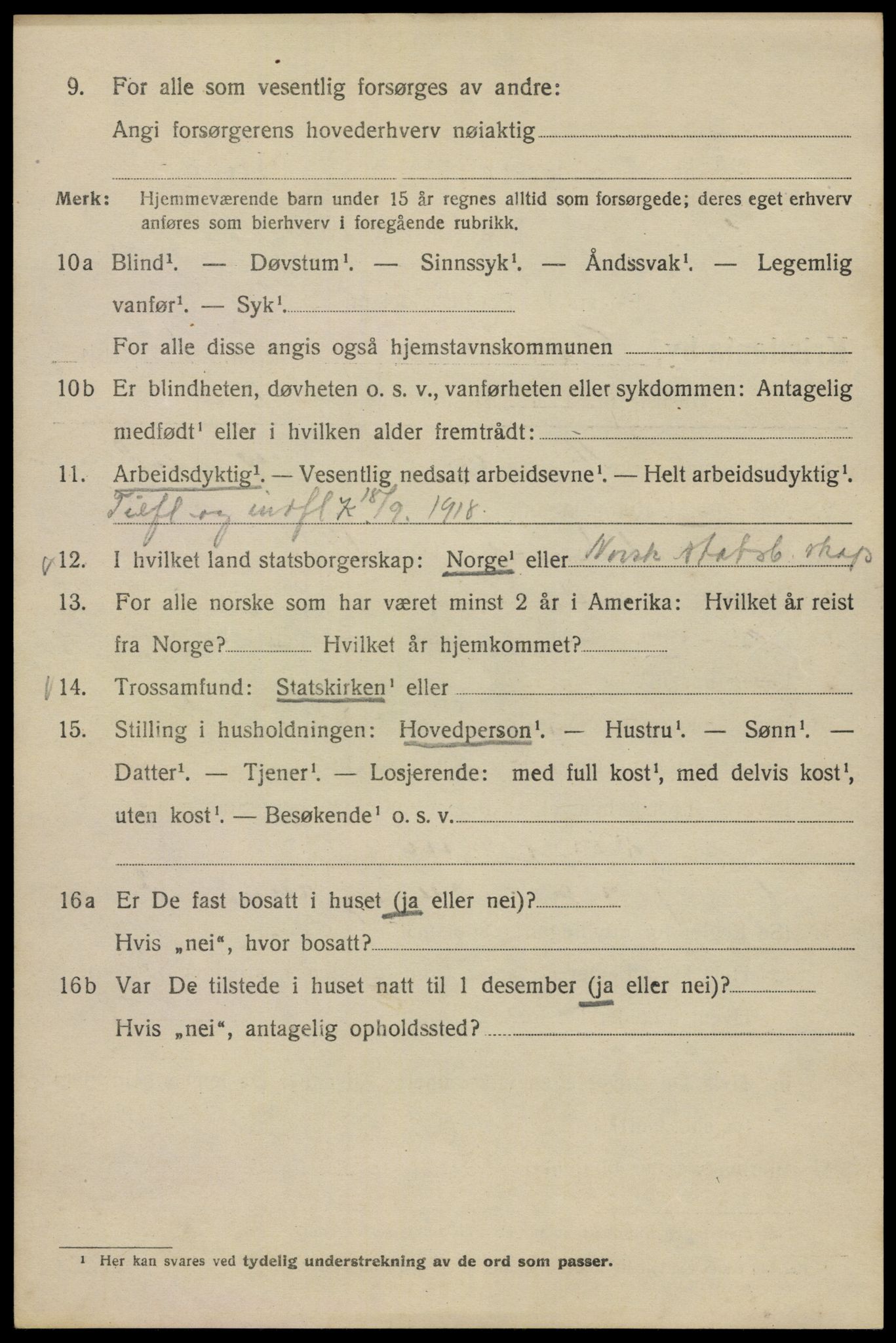 SAO, 1920 census for Kristiania, 1920, p. 152072