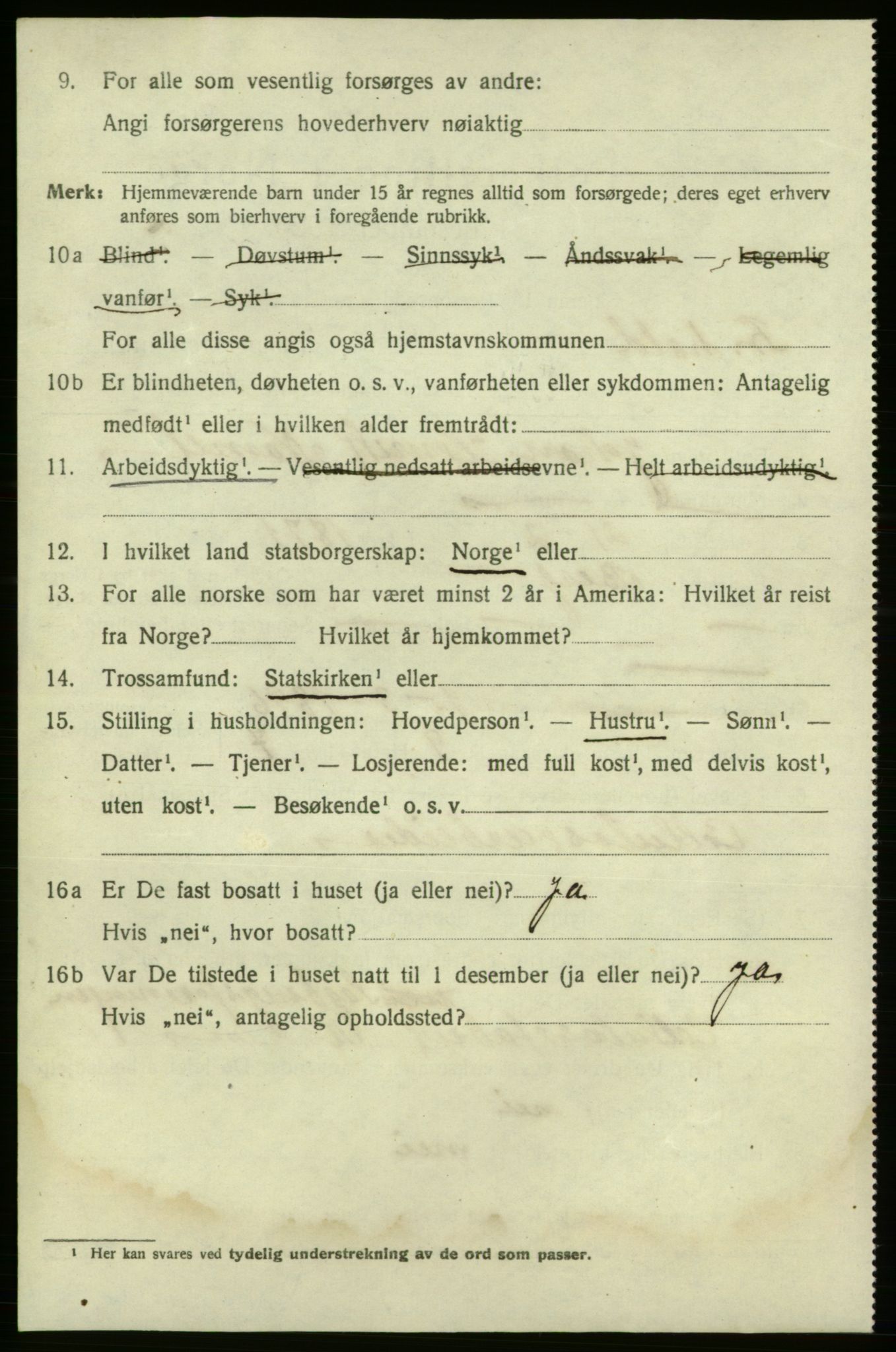 SAO, 1920 census for Fredrikshald, 1920, p. 26555