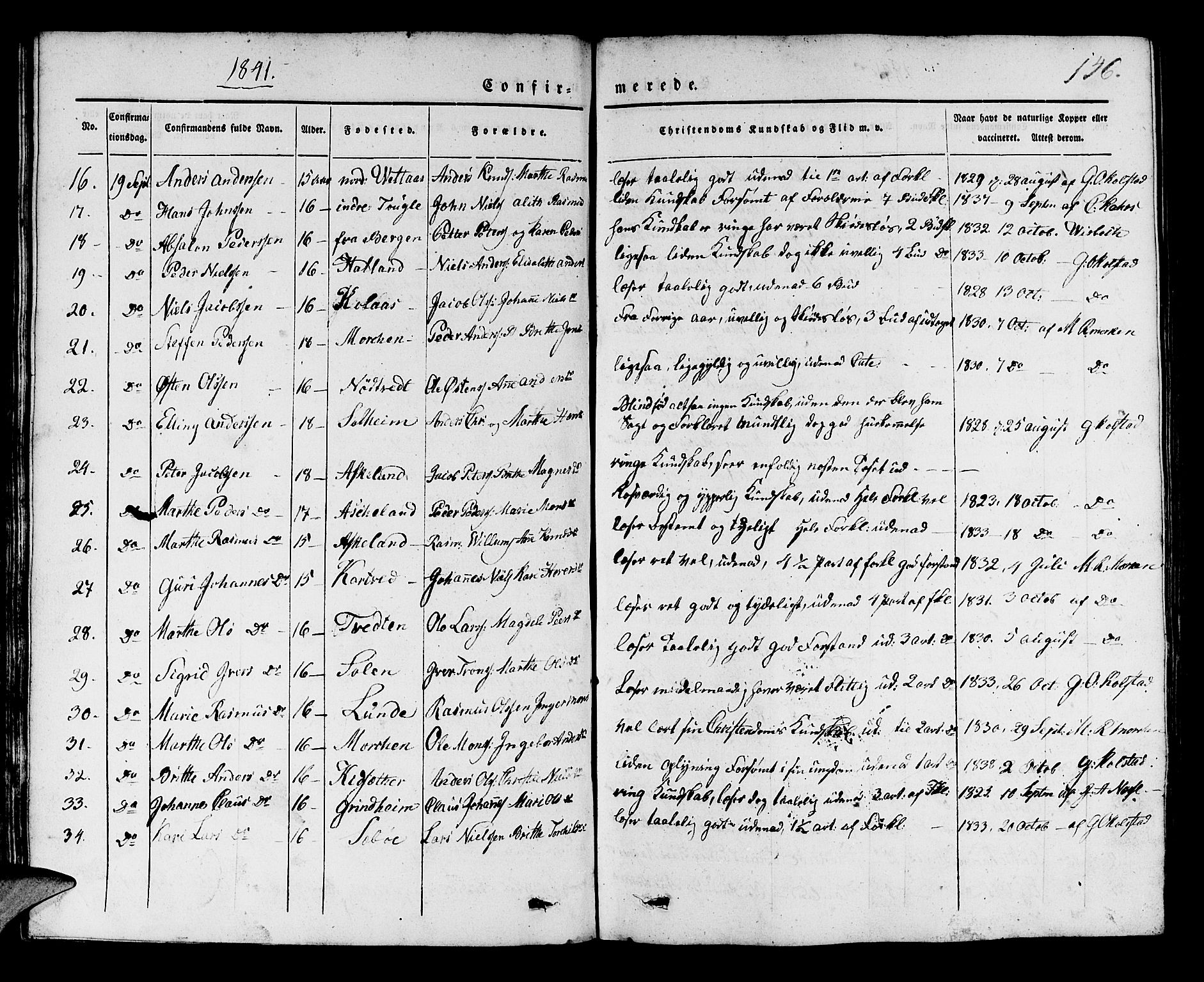 Manger sokneprestembete, AV/SAB-A-76801/H/Haa: Parish register (official) no. A 5, 1839-1848, p. 146