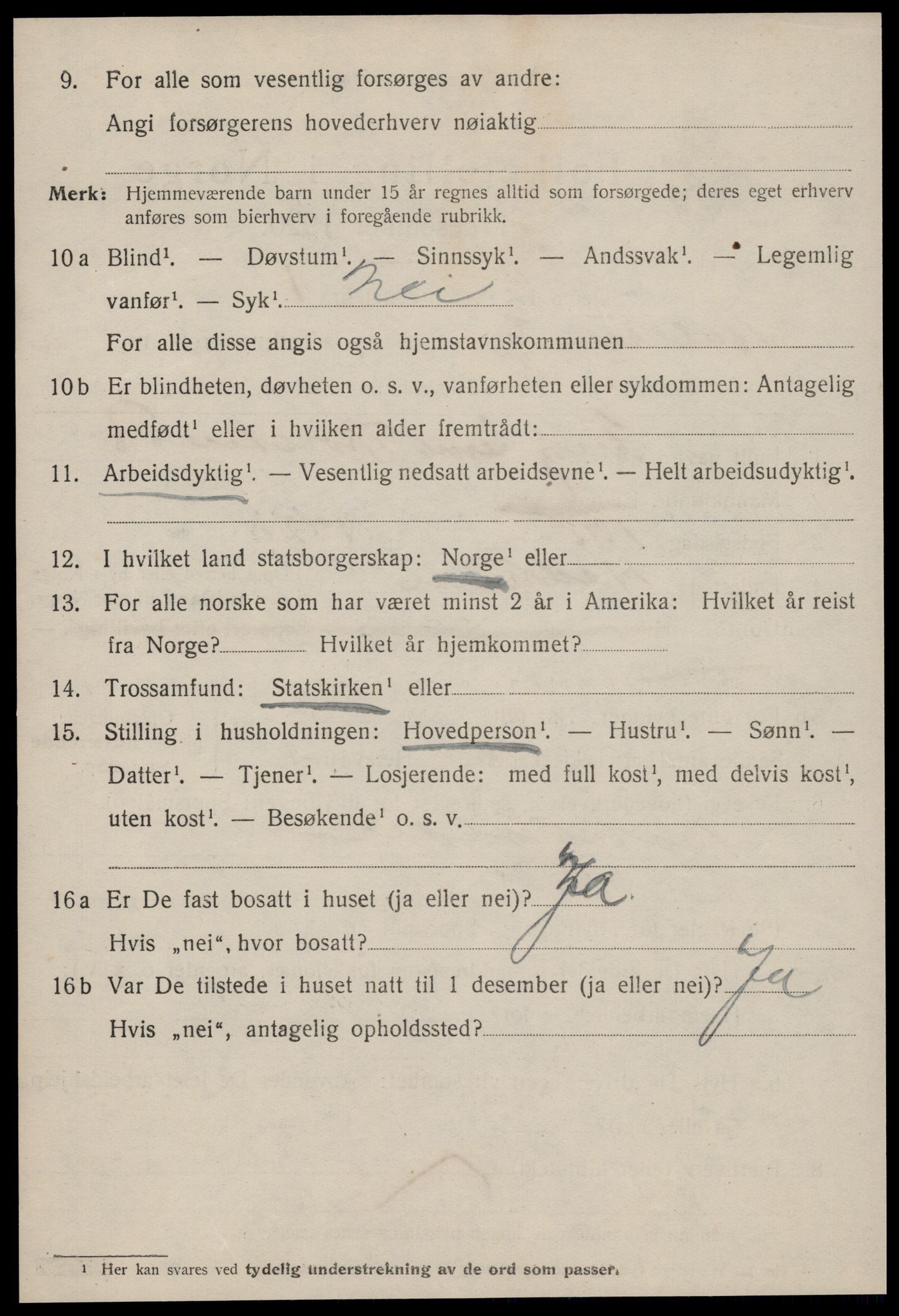 SAT, 1920 census for Ålesund, 1920, p. 28587