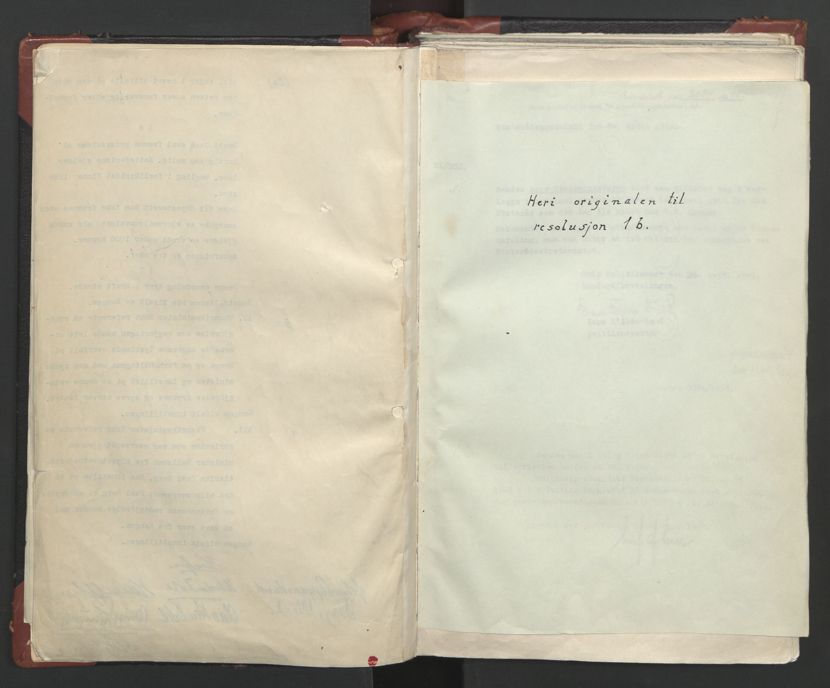 Statsrådssekretariatet, AV/RA-S-1001/A/Ac/L0122: Kgl. res. (9/4) 17/4 1940 -18/12 1942, 1940-1942, p. 16