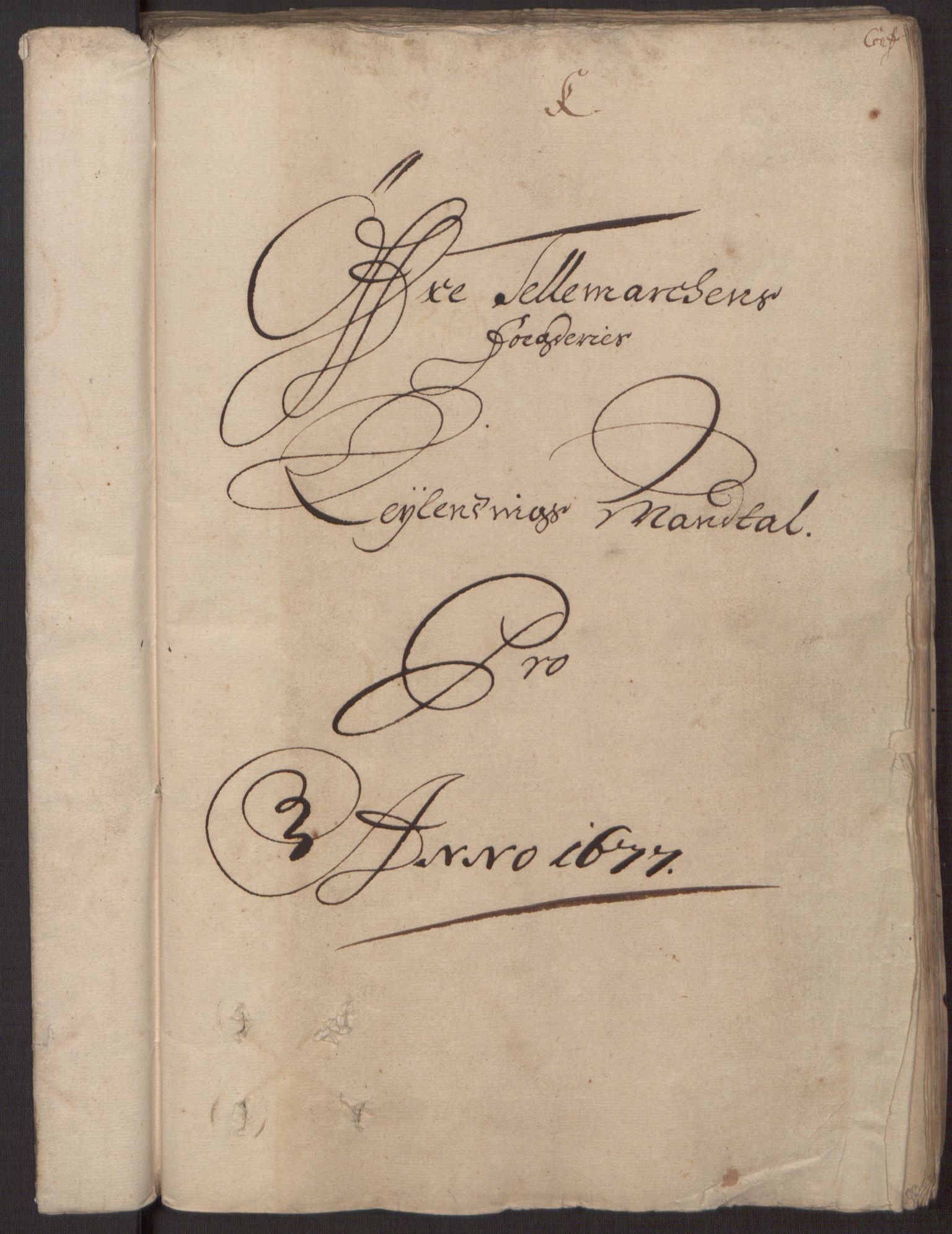 Rentekammeret inntil 1814, Reviderte regnskaper, Fogderegnskap, RA/EA-4092/R35/L2067: Fogderegnskap Øvre og Nedre Telemark, 1677, p. 25