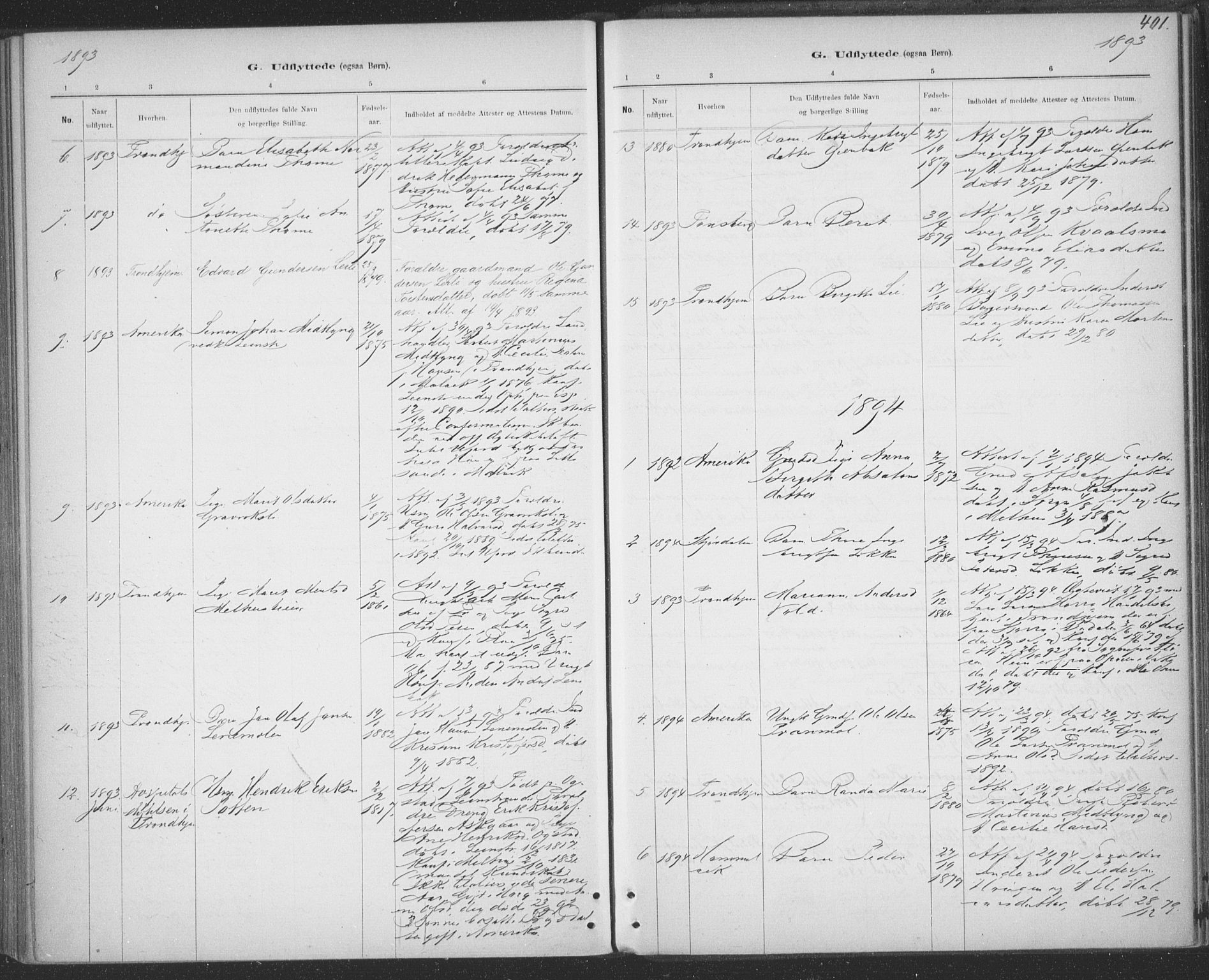 Ministerialprotokoller, klokkerbøker og fødselsregistre - Sør-Trøndelag, SAT/A-1456/691/L1085: Parish register (official) no. 691A17, 1887-1908, p. 401