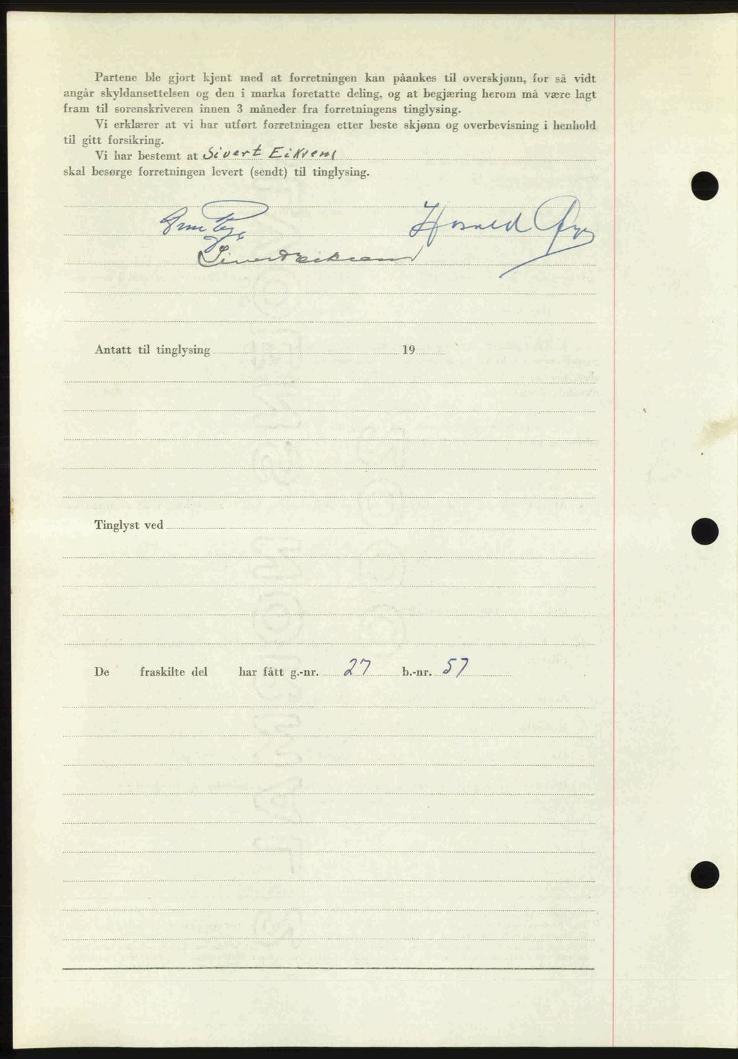 Romsdal sorenskriveri, AV/SAT-A-4149/1/2/2C: Mortgage book no. A35, 1950-1950, Diary no: : 3924/1950