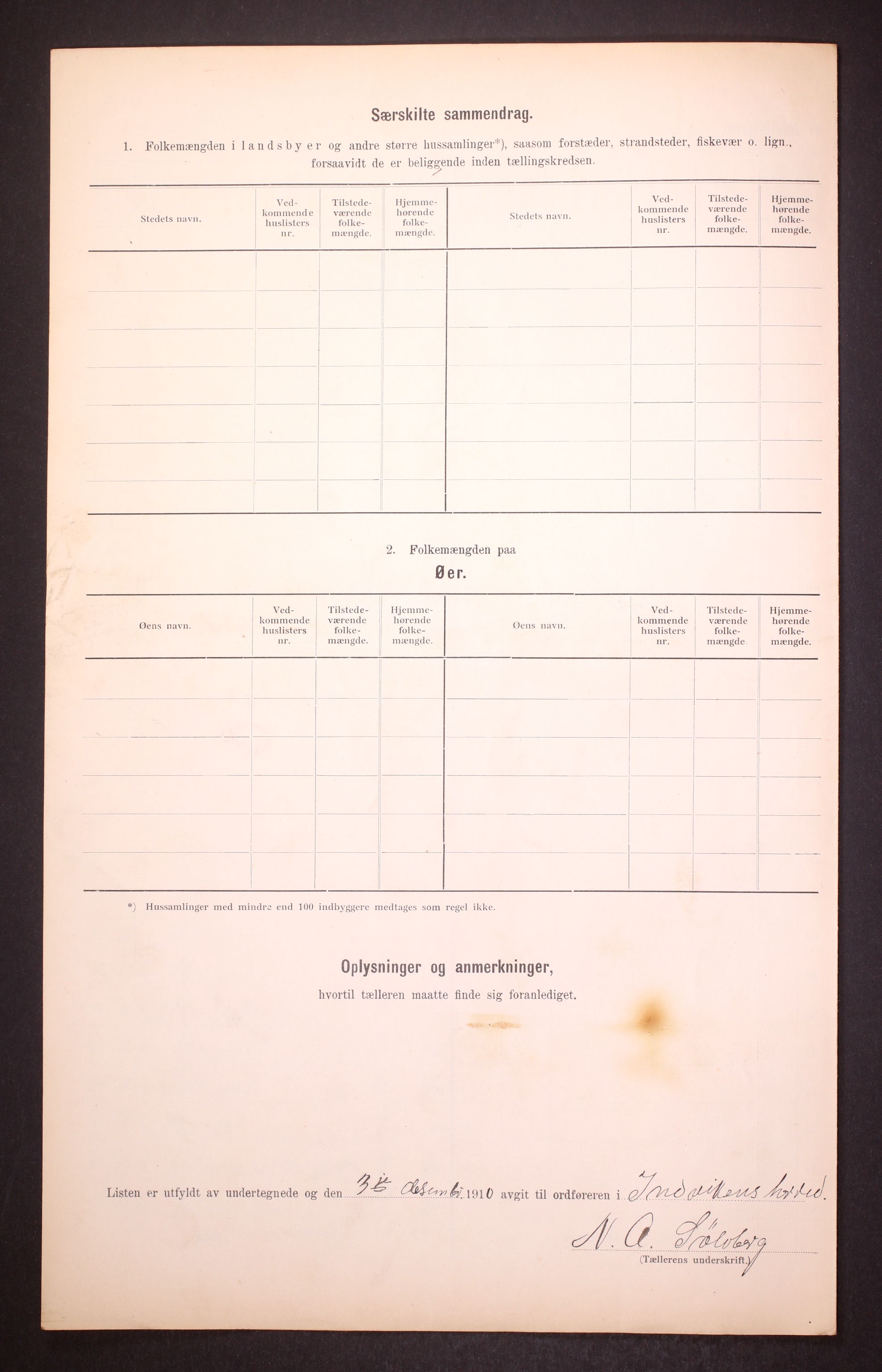 RA, 1910 census for Innvik, 1910, p. 9