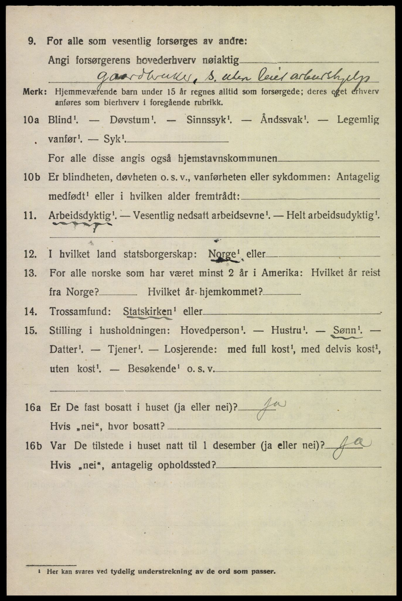 SAK, 1920 census for Halse og Harkmark, 1920, p. 3696